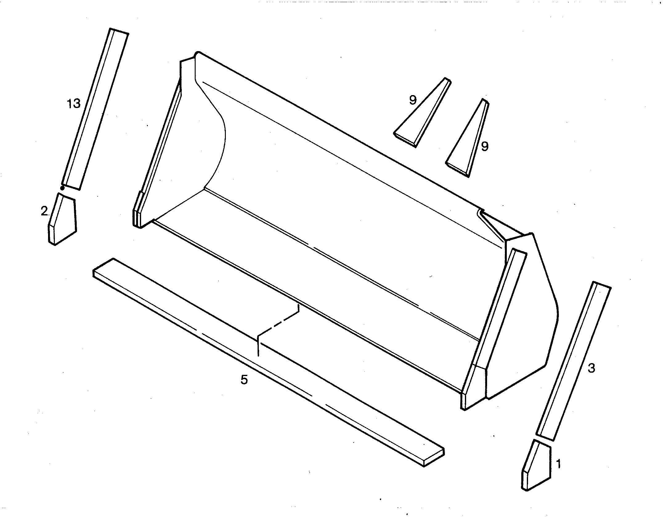 РЕЖУЩАЯ КРОМКА 9516871 LIEBHERR