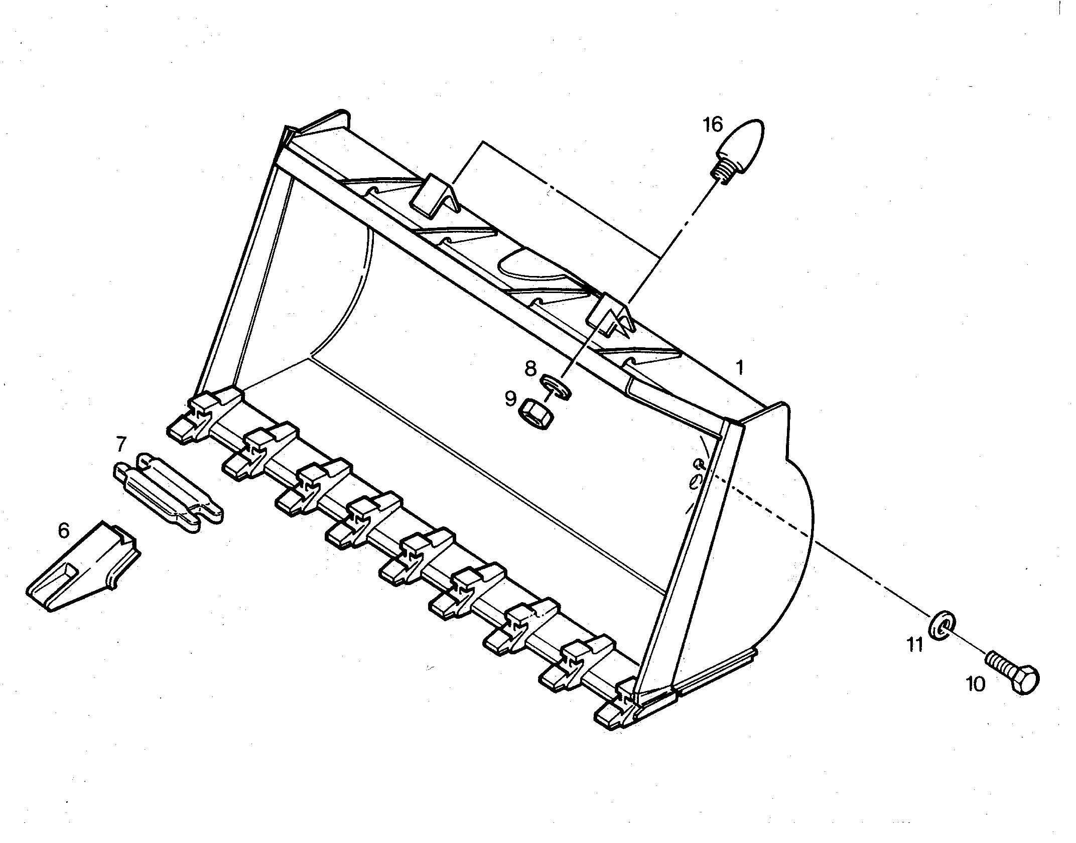 КОВШ 9605929 LIEBHERR