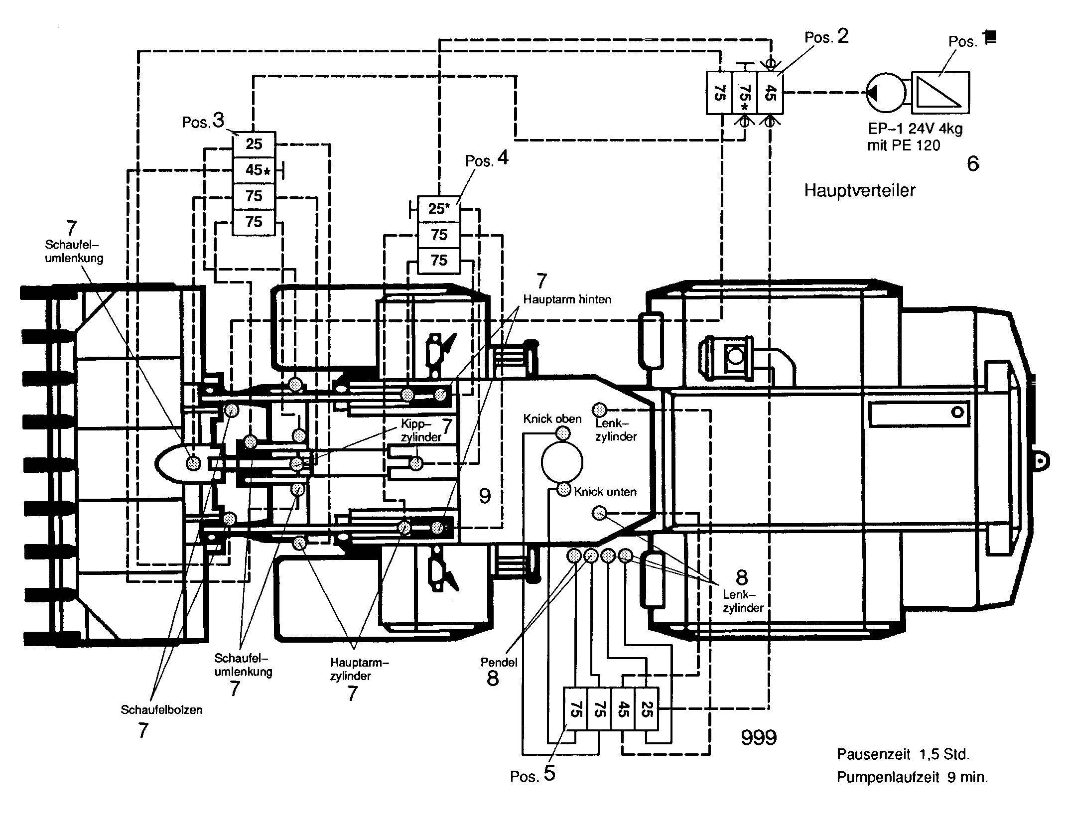 СМАЗОЧНЫЕ ЛИНИИ ПОДЪEМНИК 9653647 LIEBHERR