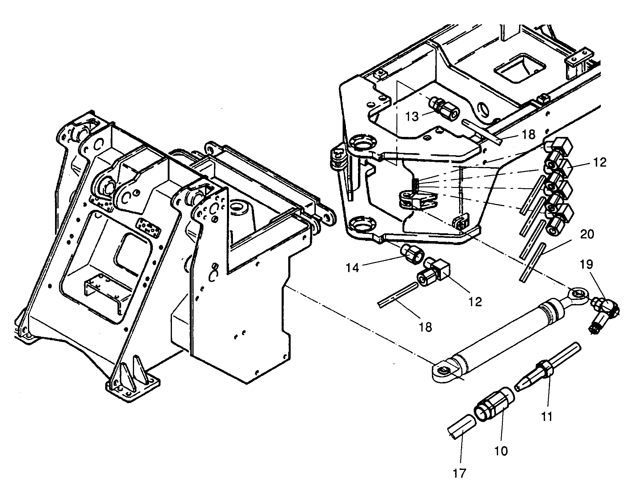 ЦАПА ВРАШАТЕЛЬНАЯ M10X1K 774375508 LIEBHERR