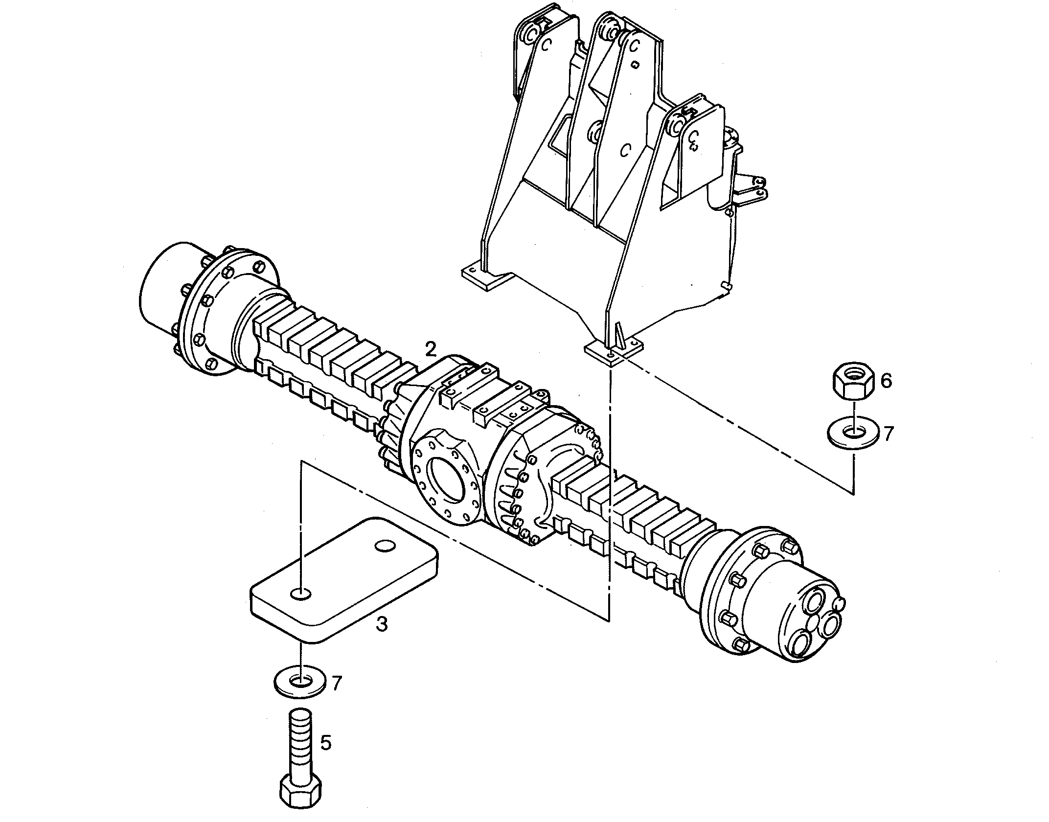 ШЕСТИГРАННАЯ ГАЙКА M24 4635307 LIEBHERR