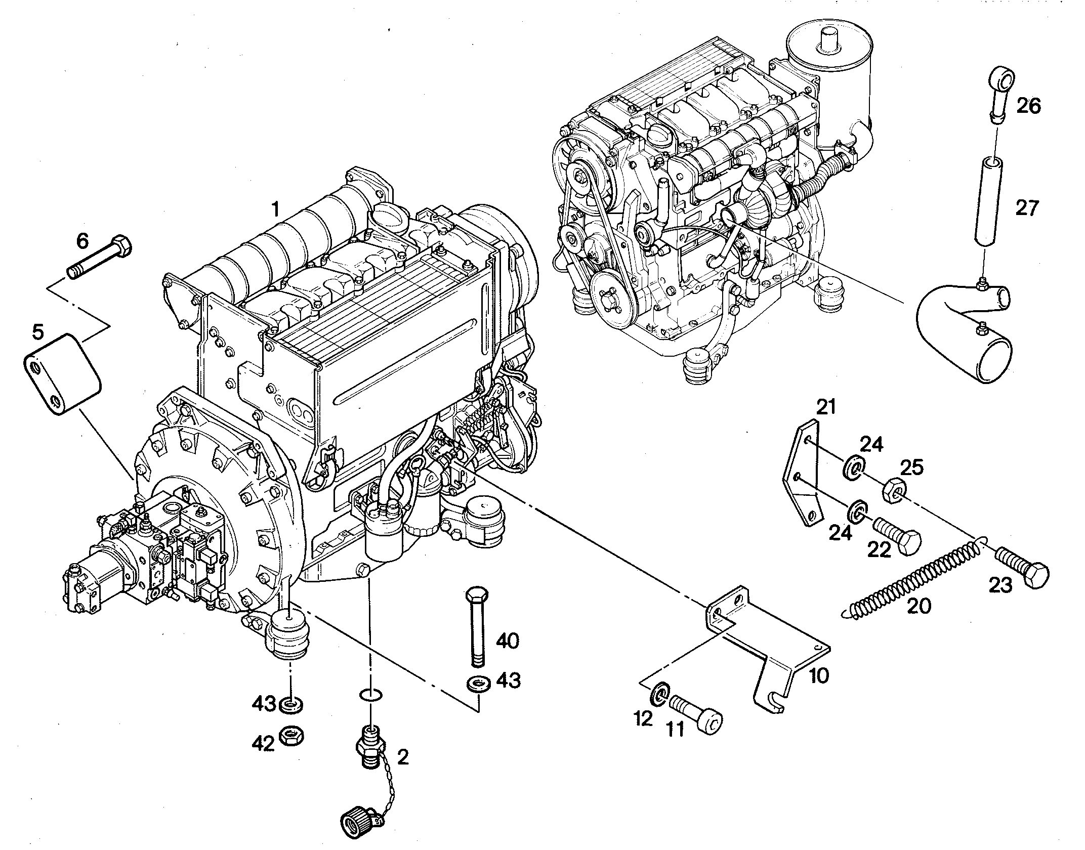 РАСПОРКА 9518634 LIEBHERR