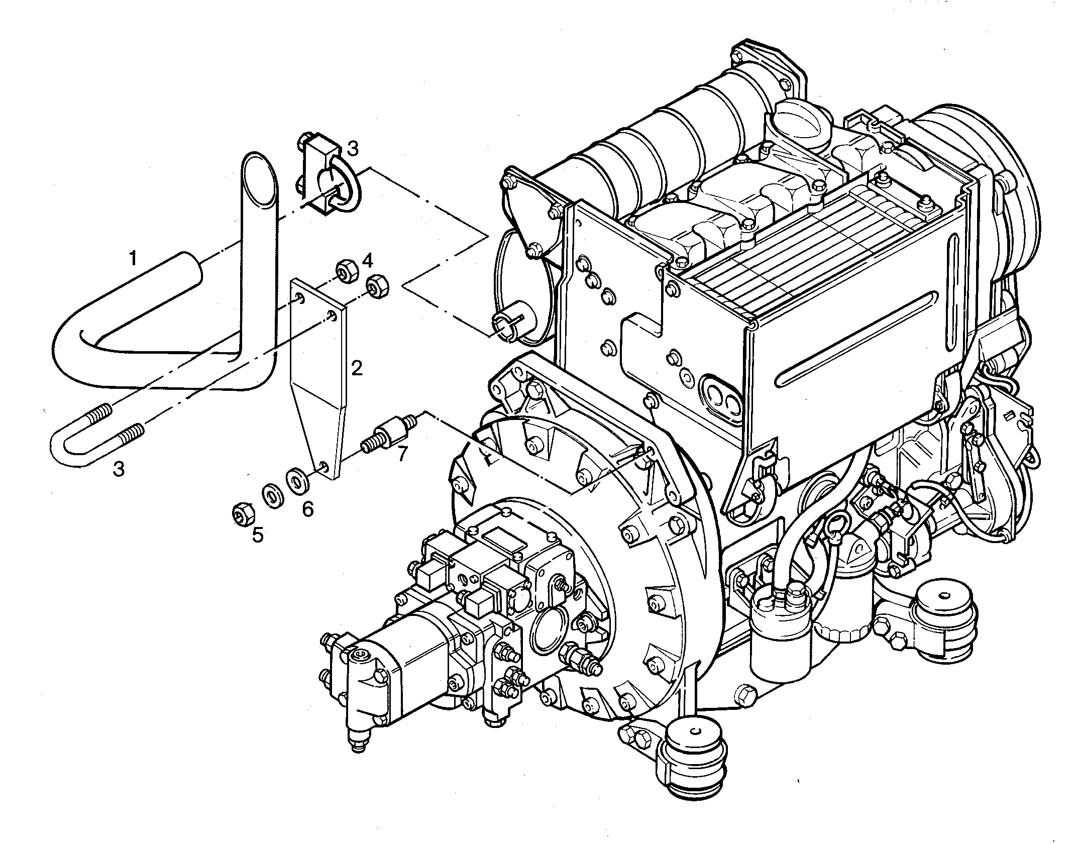 ШЕСТИГРАННАЯ ГАЙКА 7617547 LIEBHERR