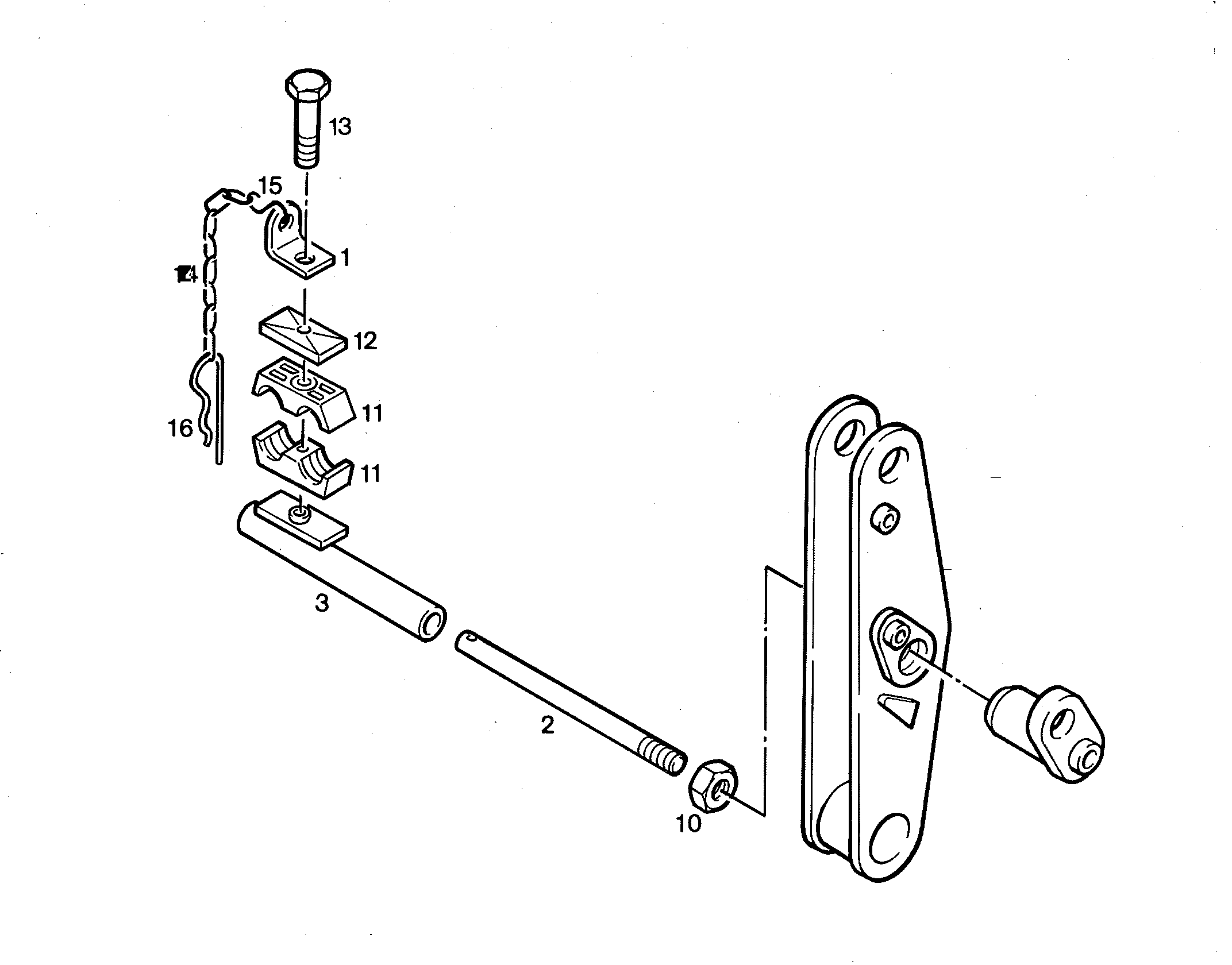 ЦАПФА С РЕЗЬБОЙ 9509763 LIEBHERR
