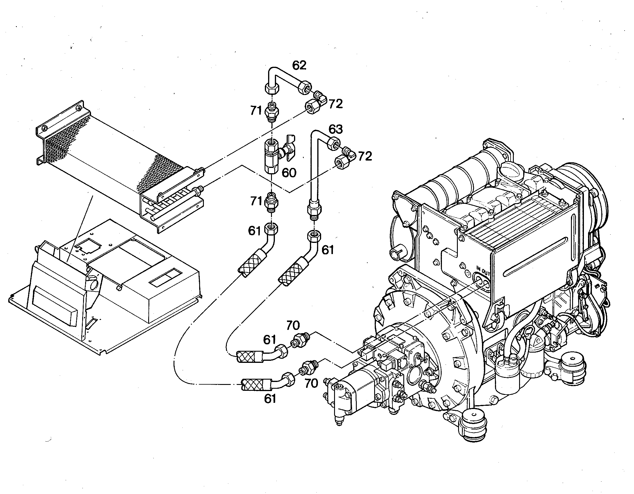 КРАН ШАРОВОЙ НИЗКОГО ДАВЛЕНИЯ 7619527 LIEBHERR