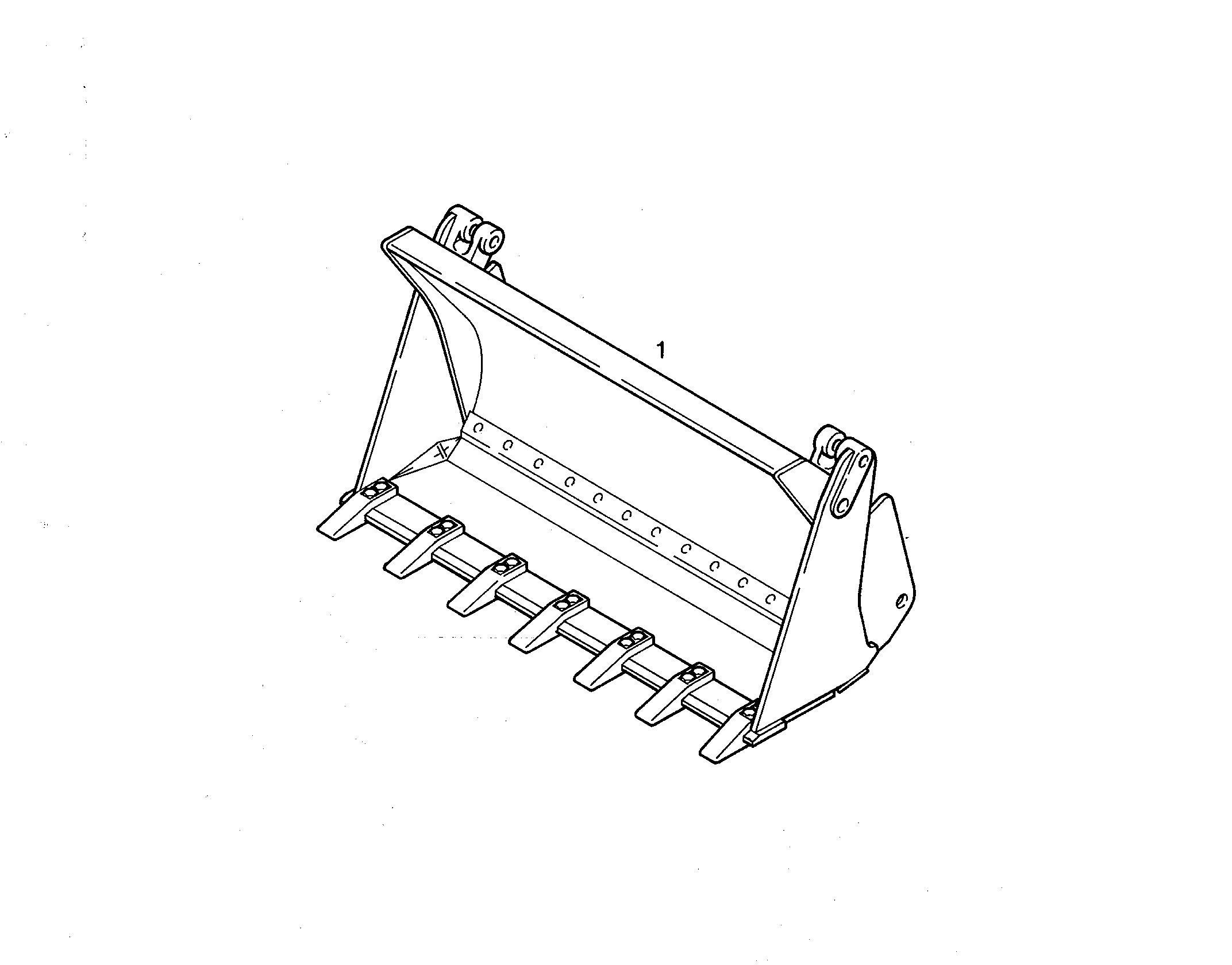 КОВШ ОТКИДНОЙ 5716363 LIEBHERR