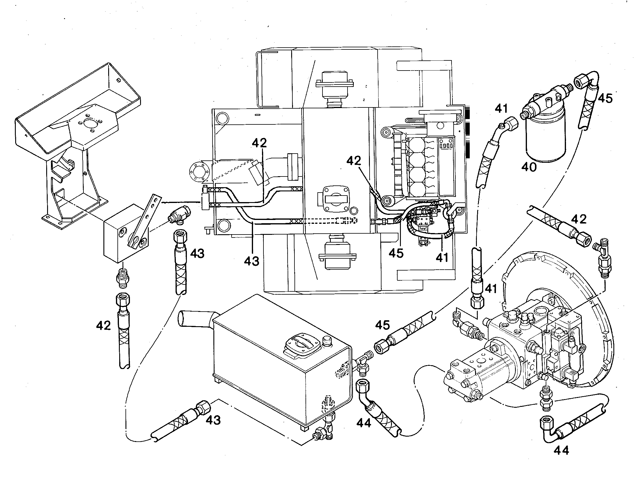 ШЛАНГ УПРАВЛЕНИЯ 8X2500 7403959 LIEBHERR