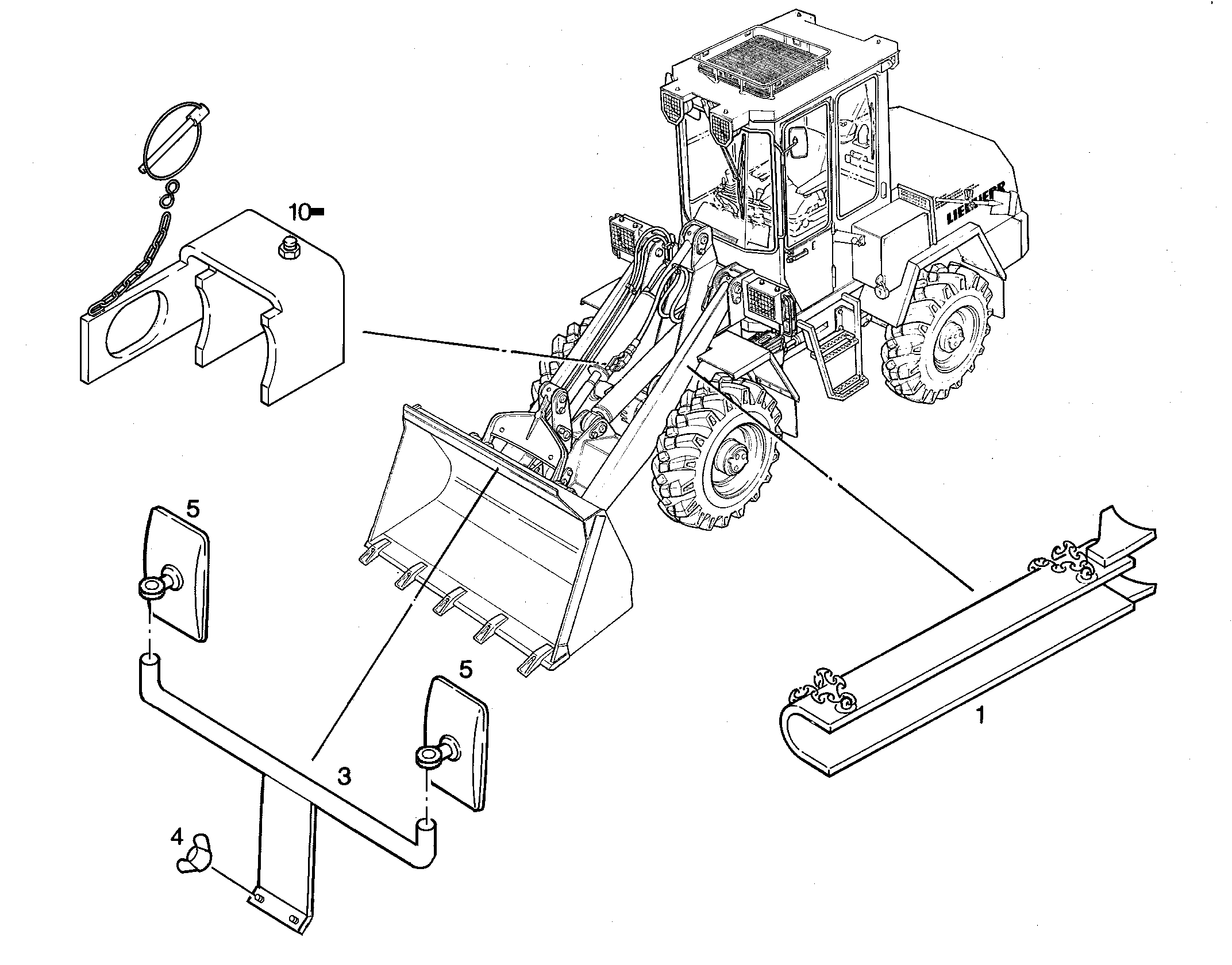ГАЙКА-БАРАШЕК M10 4100002 LIEBHERR