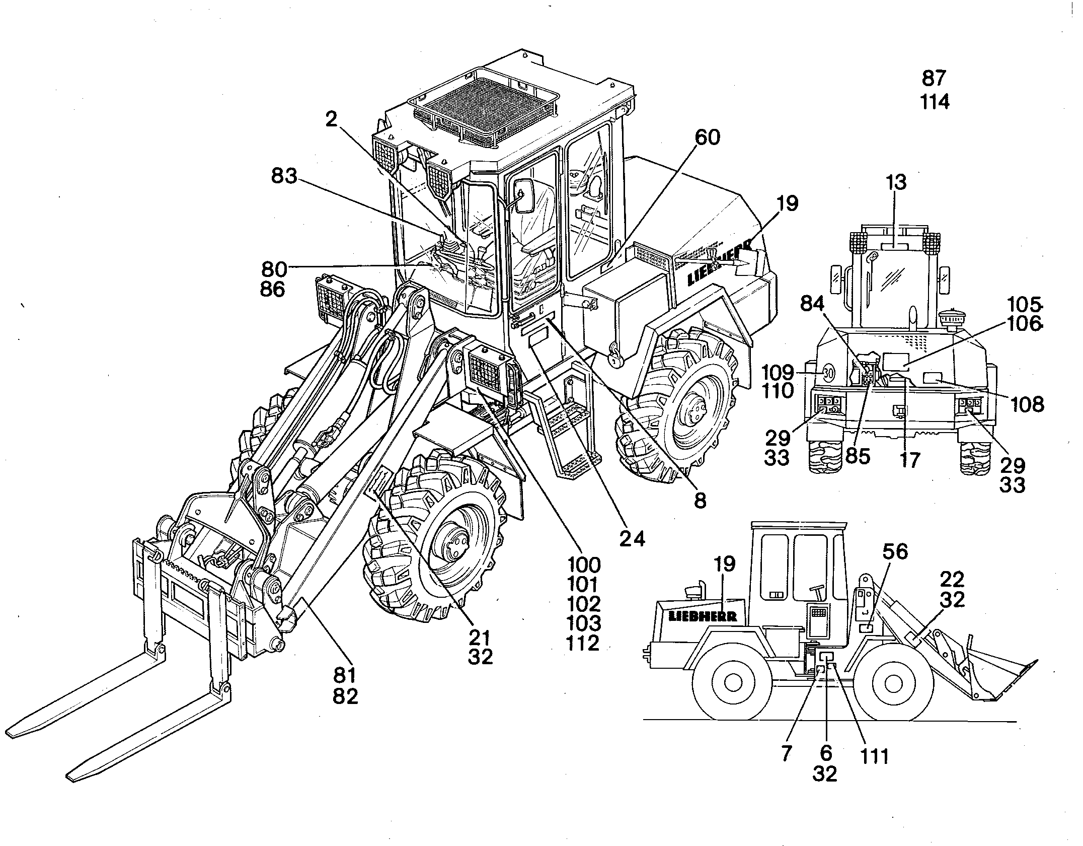 ТИПОВАЯ ТАБЛИЧКА 9842433 LIEBHERR