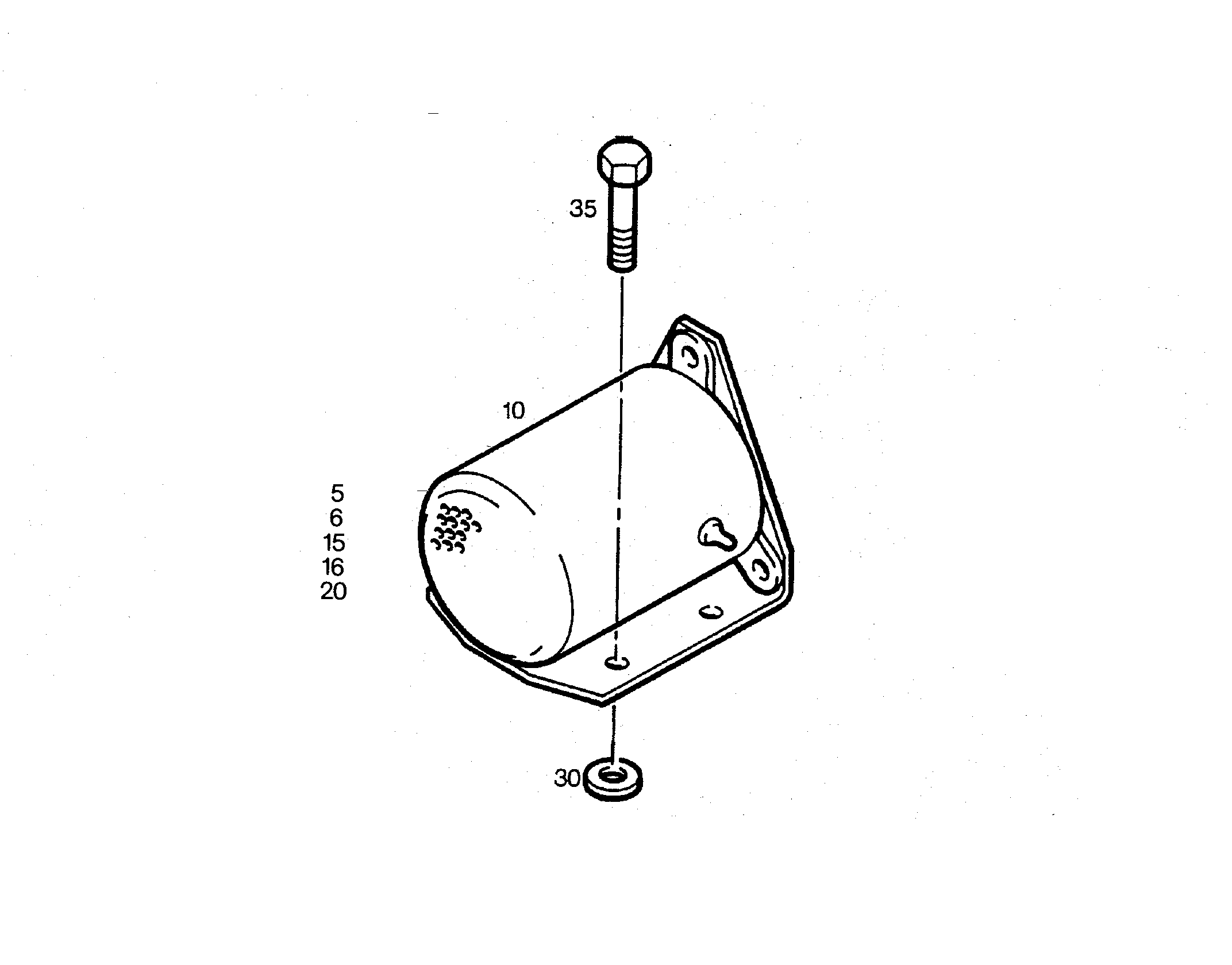 КОРПУС FASTIN-FASTON 1-POL 5004549 LIEBHERR