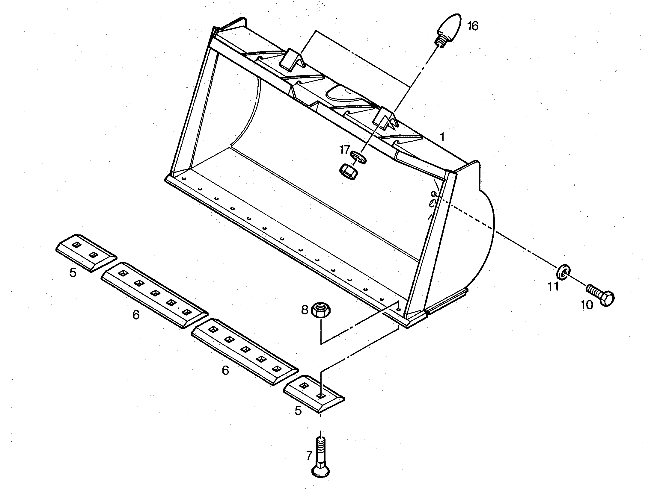 КОВШ 9651844 LIEBHERR