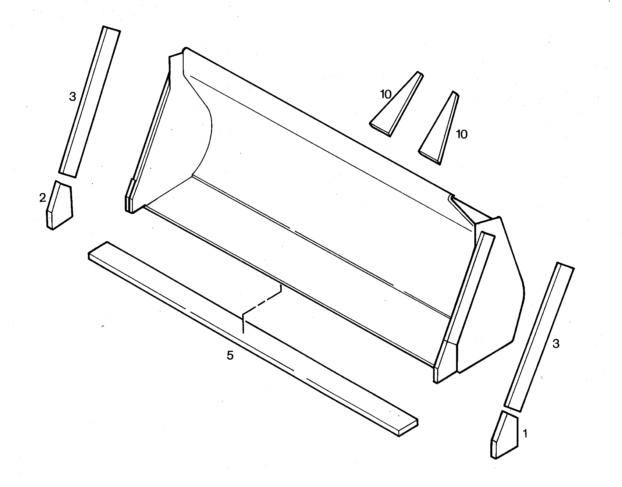 РЕЖУЩАЯ КРОМКА 9509707 LIEBHERR