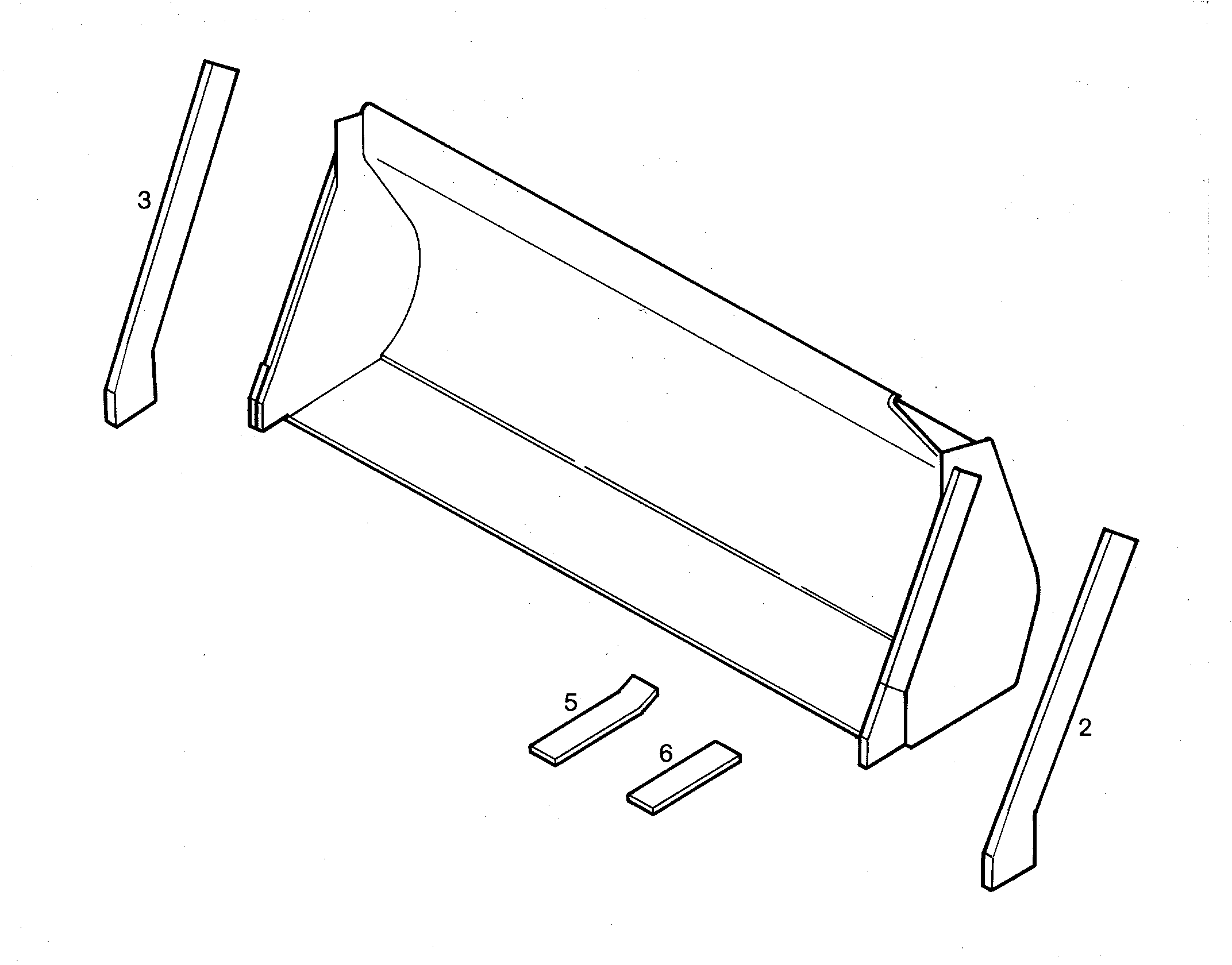 РЕЖУЩАЯ КРОМКА 9509869 LIEBHERR