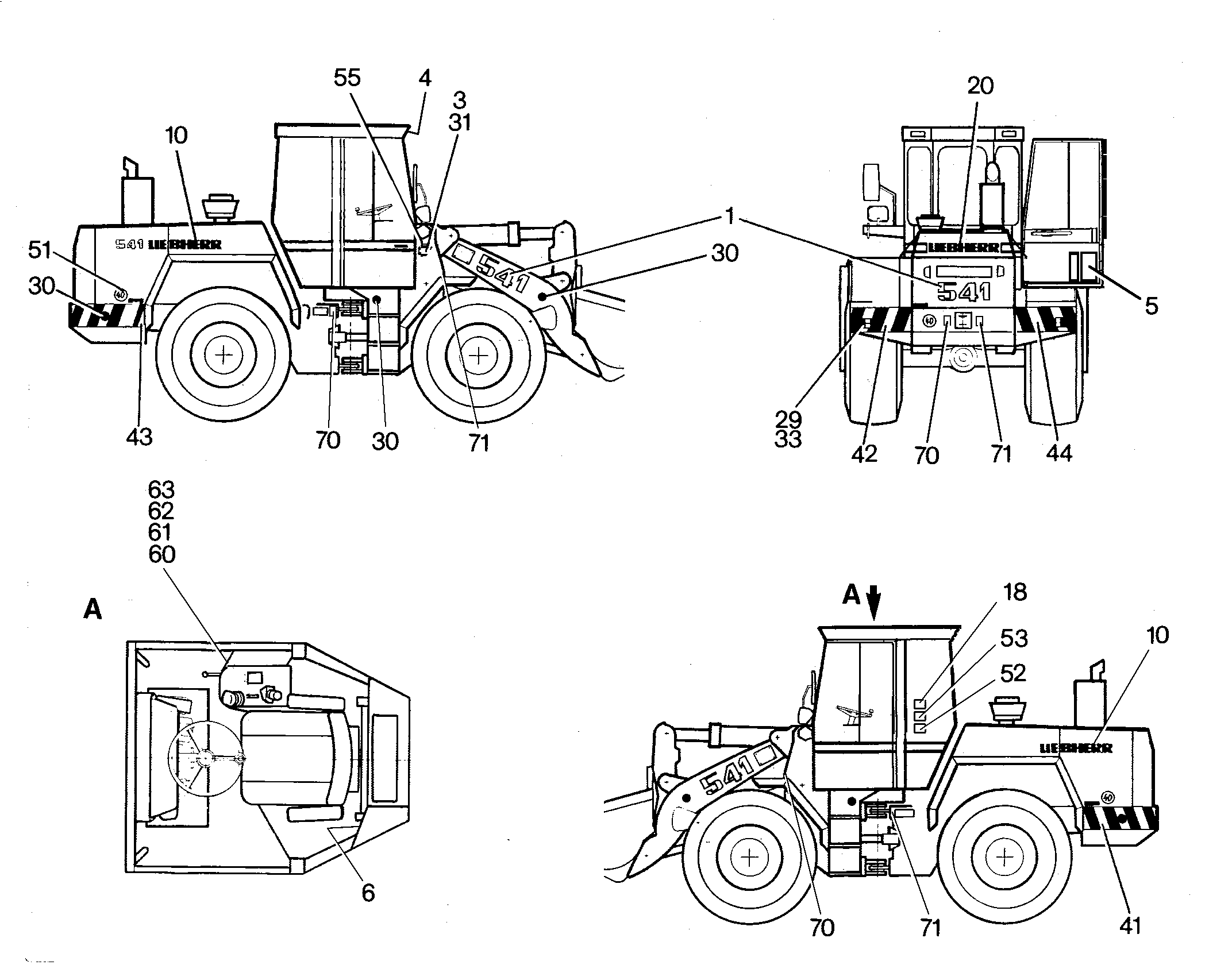 ТАБЛИЧКА SCHMIERPLAN 8450559 LIEBHERR