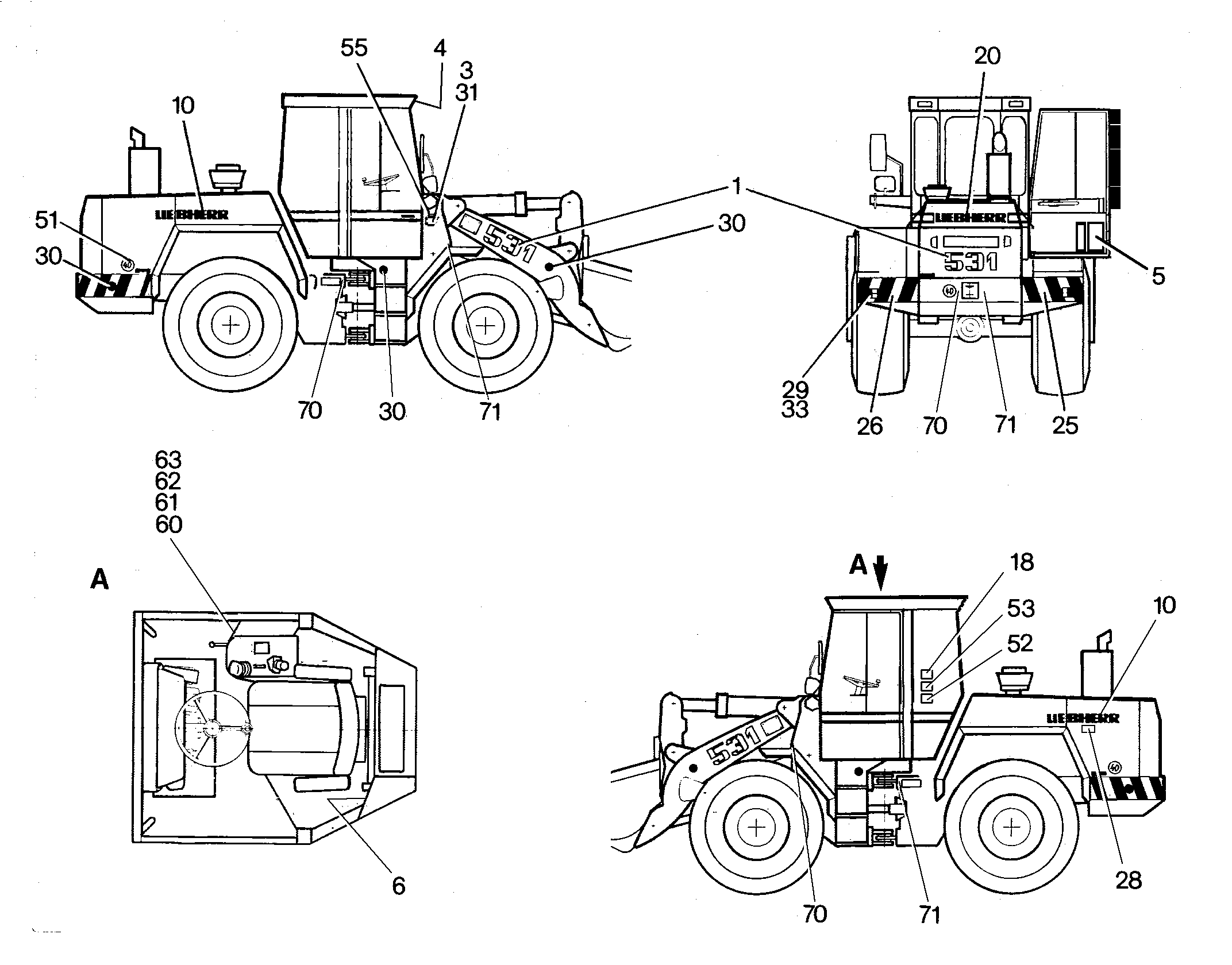 НАКЛЕЙКА,УРОВЕНЬ ЗВУК.МОЩНОСТИ LWA 106 DB 90mmX100mm 9352433 LIEBHERR