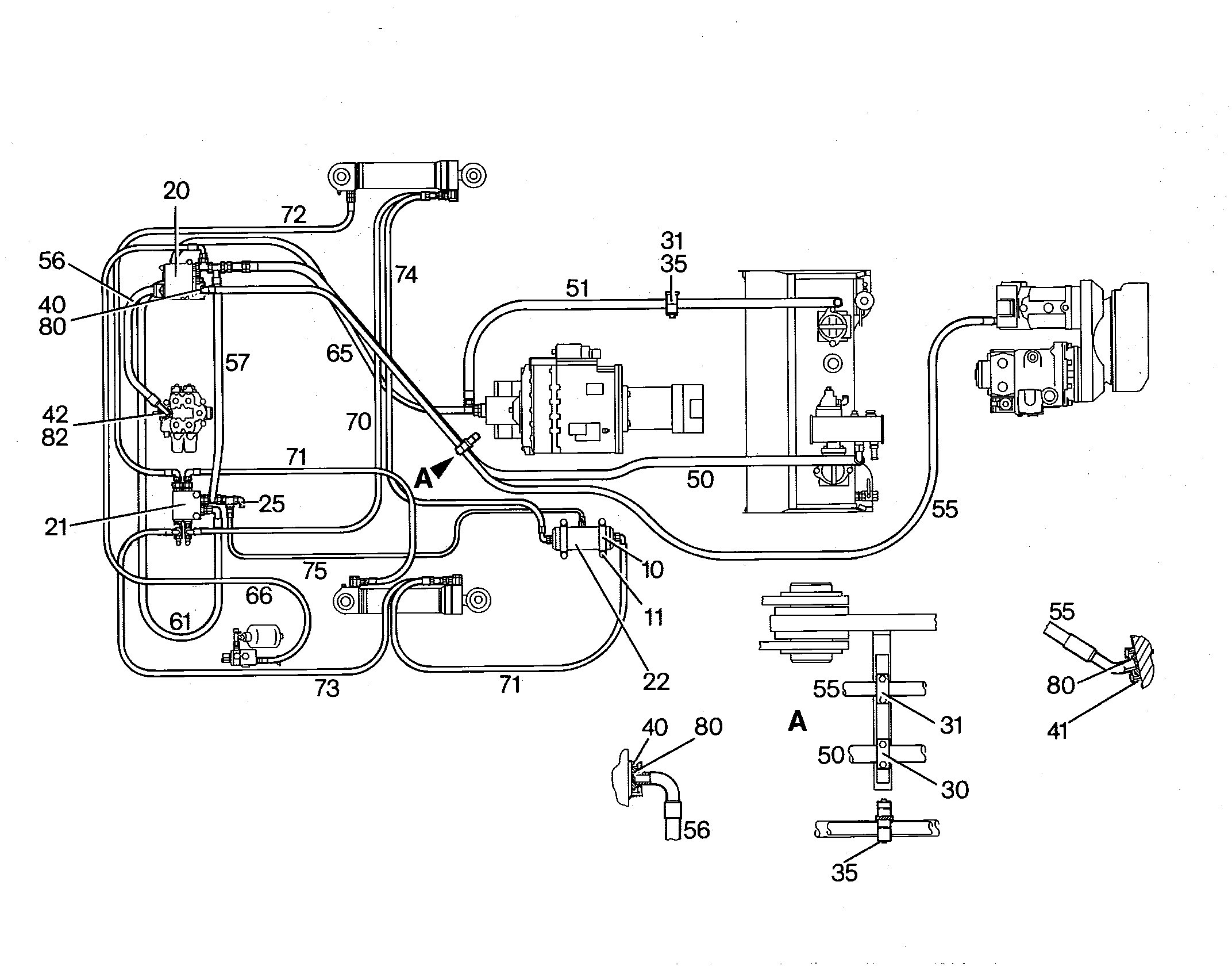 КЛЕММА ПОЛОВИННАЯ DIN 3015-1 L 5 G 40 PP SW 7010955 LIEBHERR