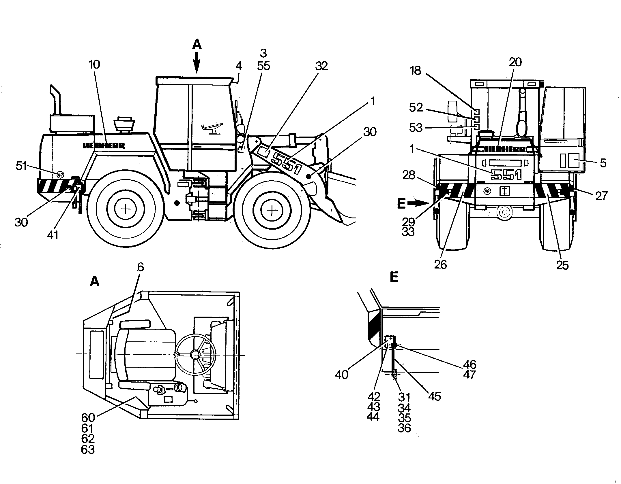 НАКЛЕЙКА,УРОВЕНЬ ЗВУК.МОЩНОСТИ LWA 109 DB 90mmX100mm 9353550 LIEBHERR