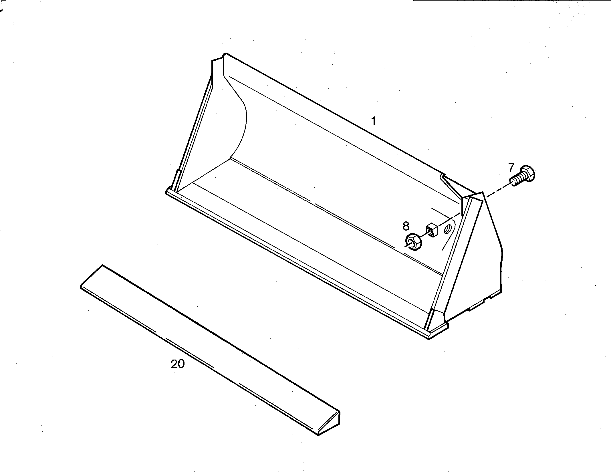 P-КОВШ ДЛЯ КАМНЯ 2050mm 0,85m³ 5716376 LIEBHERR