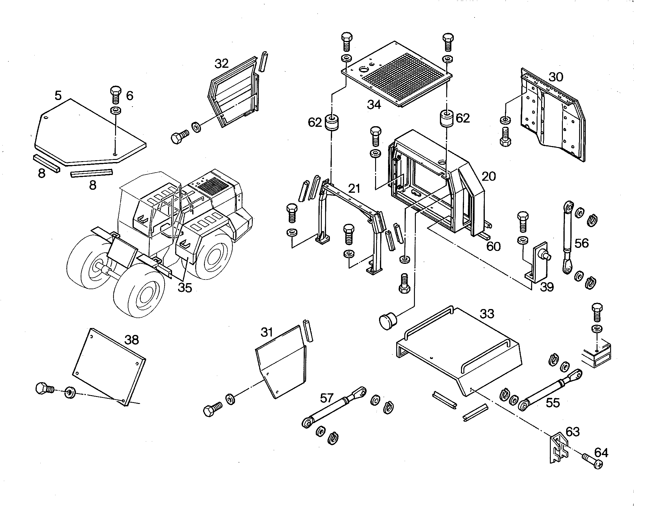 ПРОФИЛЬ ИЗ ГУБЧАТОЙ РЕЗИНЫ 20X40 7008650 LIEBHERR