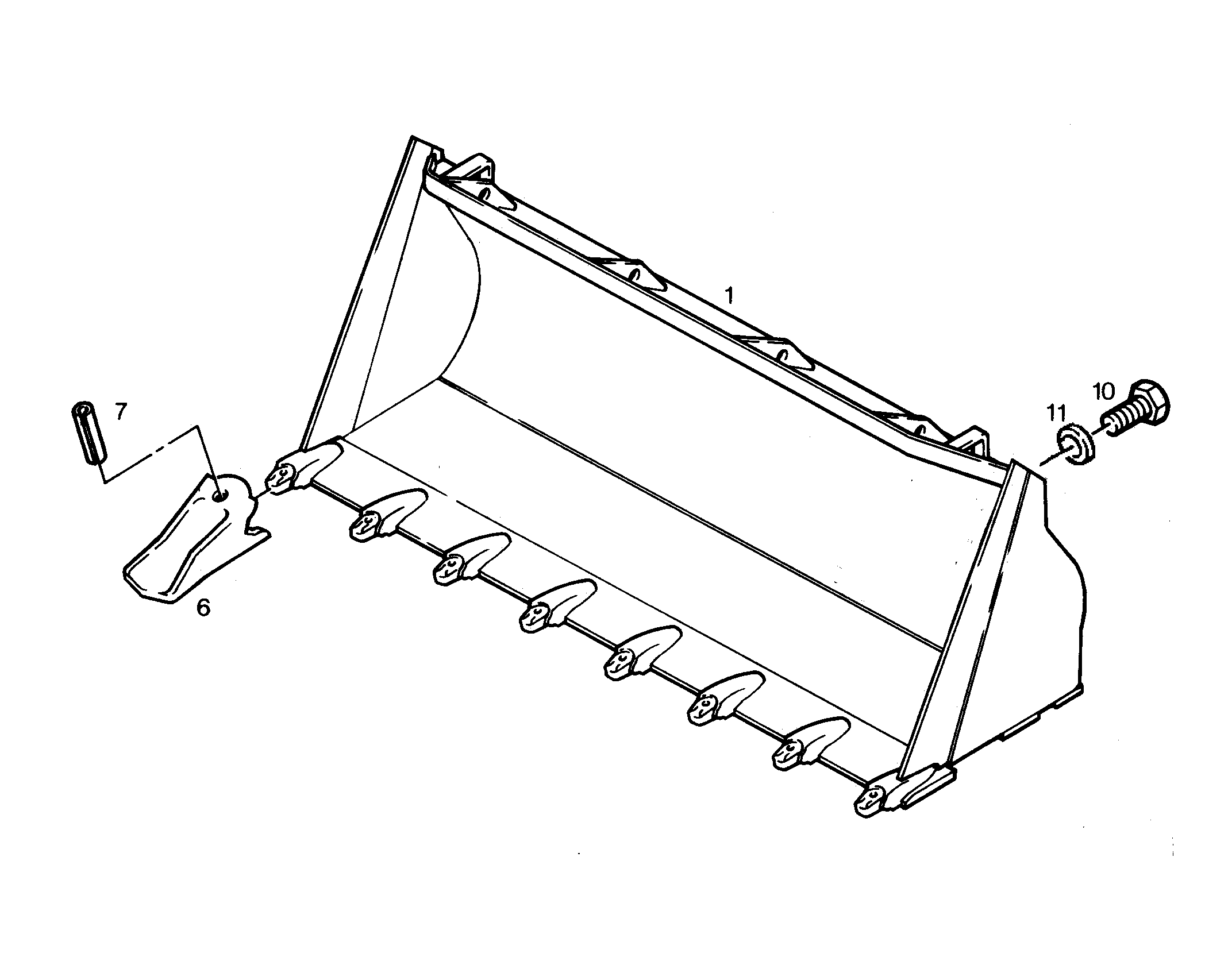 КОВШ 9505763 LIEBHERR