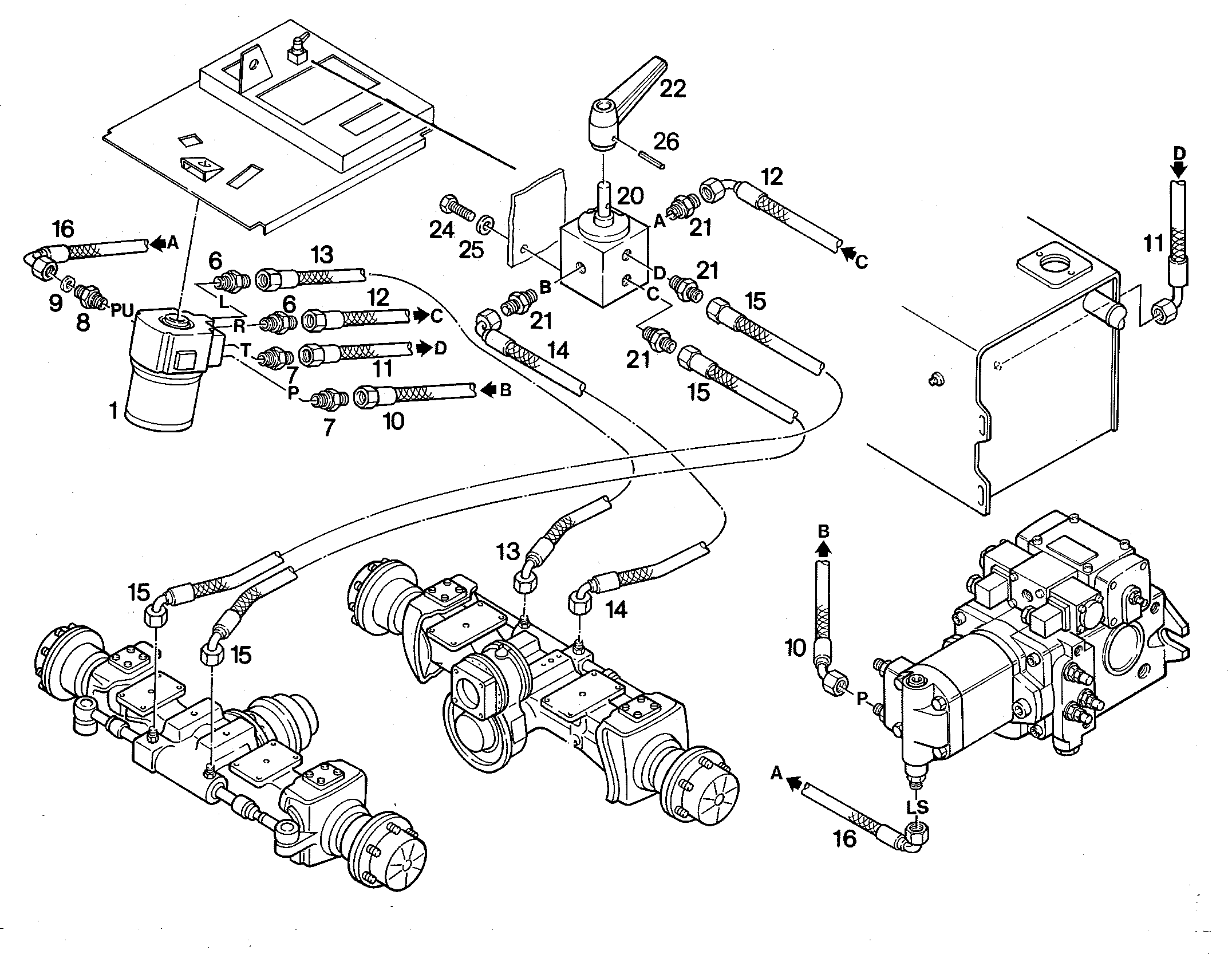 ШЛАНГ 12X1550 7620484 LIEBHERR