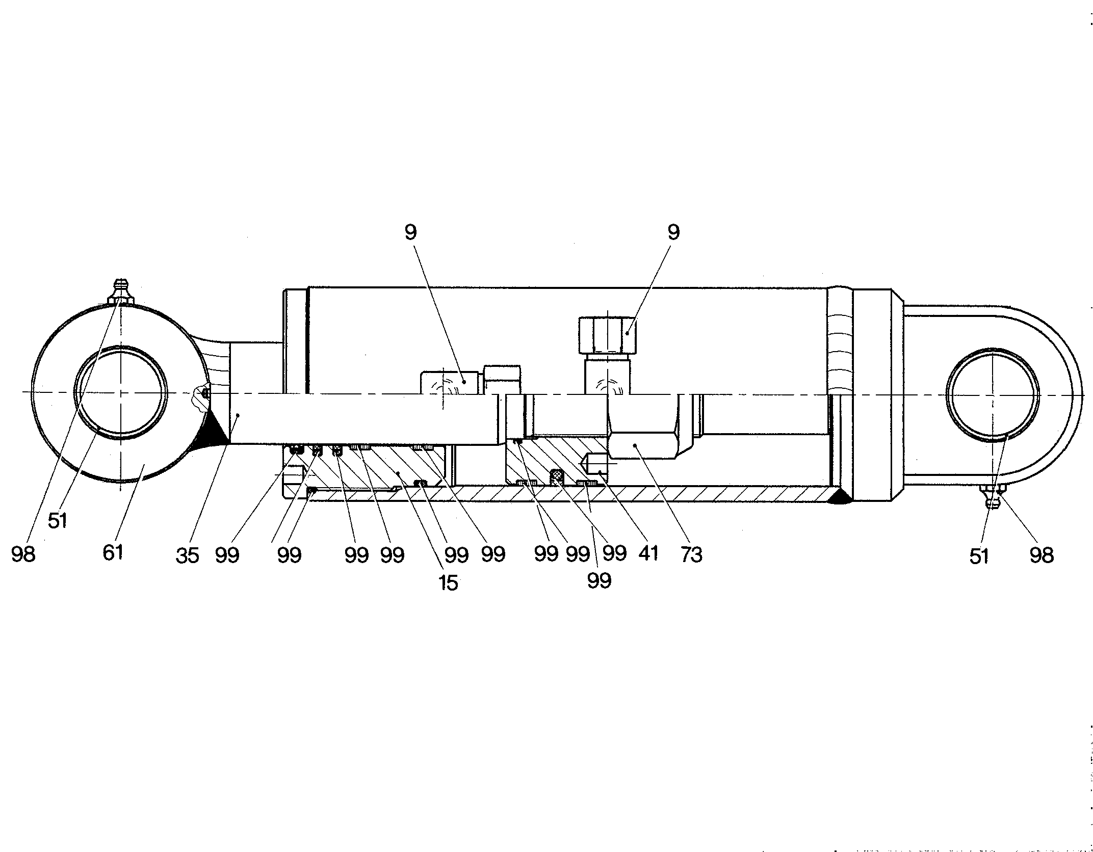 ШЕСТИГРАННАЯ ГАЙКА M42X3 4635389 LIEBHERR