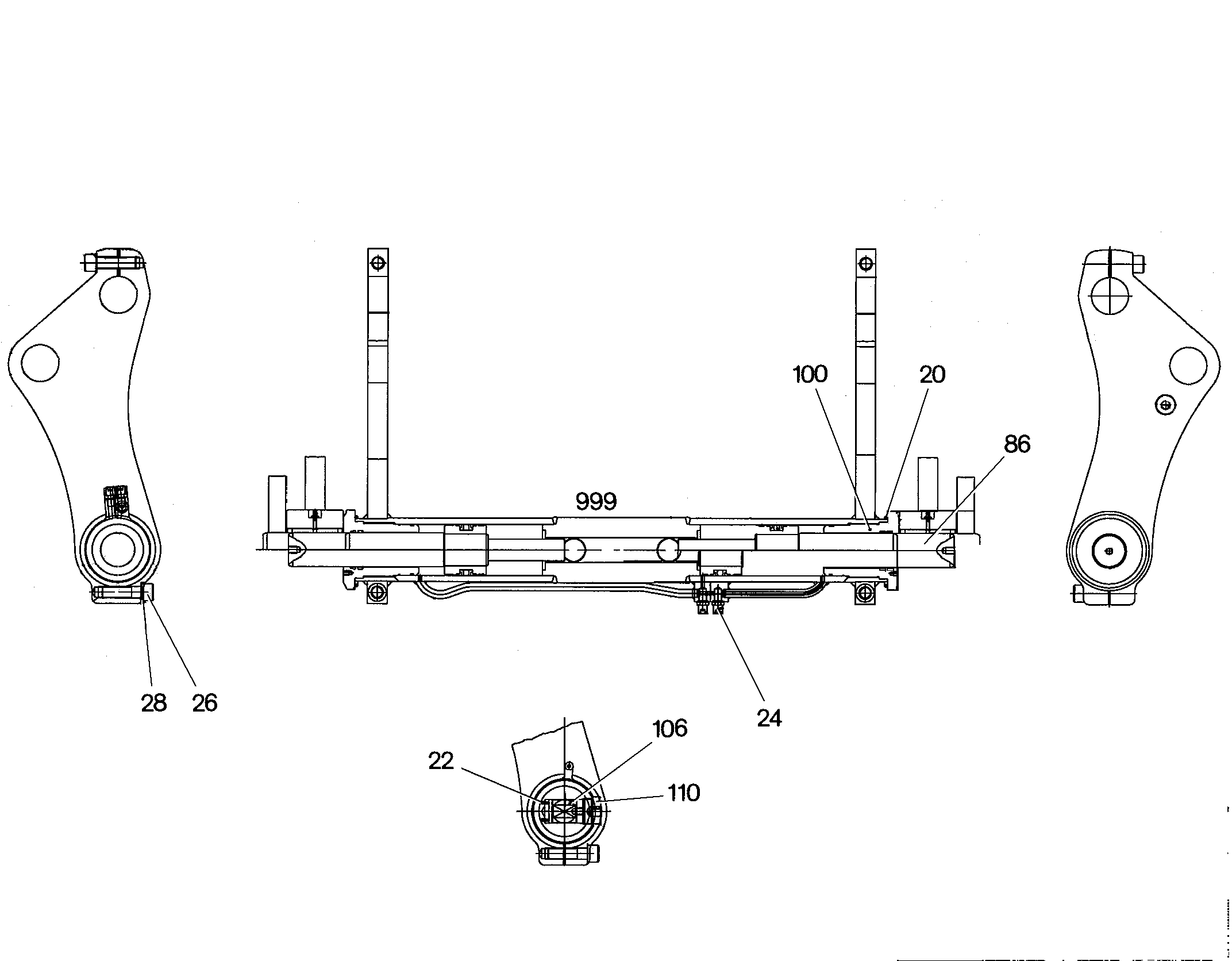 НАПРАВЛЯЮЩАЯ СЕКЦИЯ 7621586 LIEBHERR