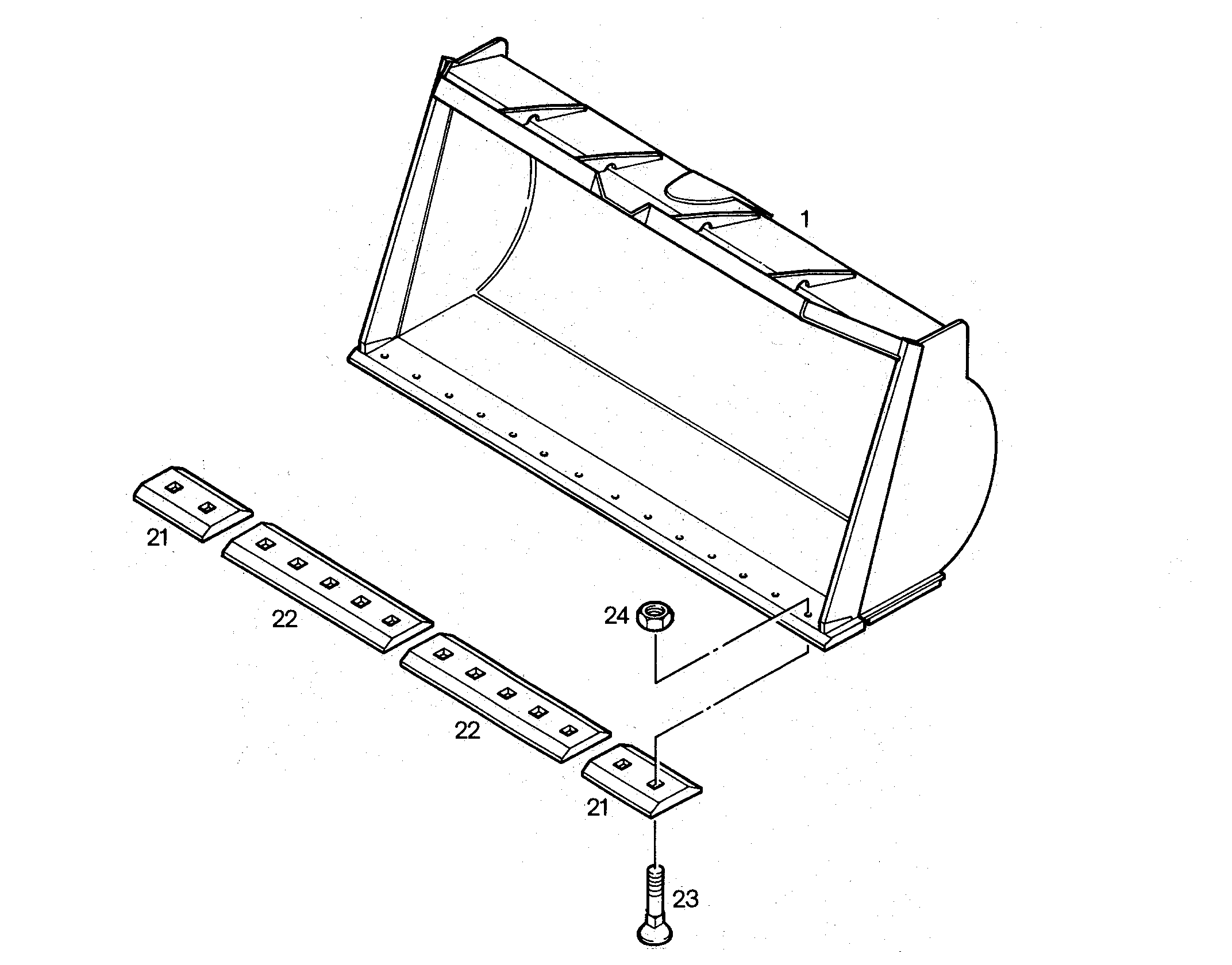 КОВШ 9605895 LIEBHERR