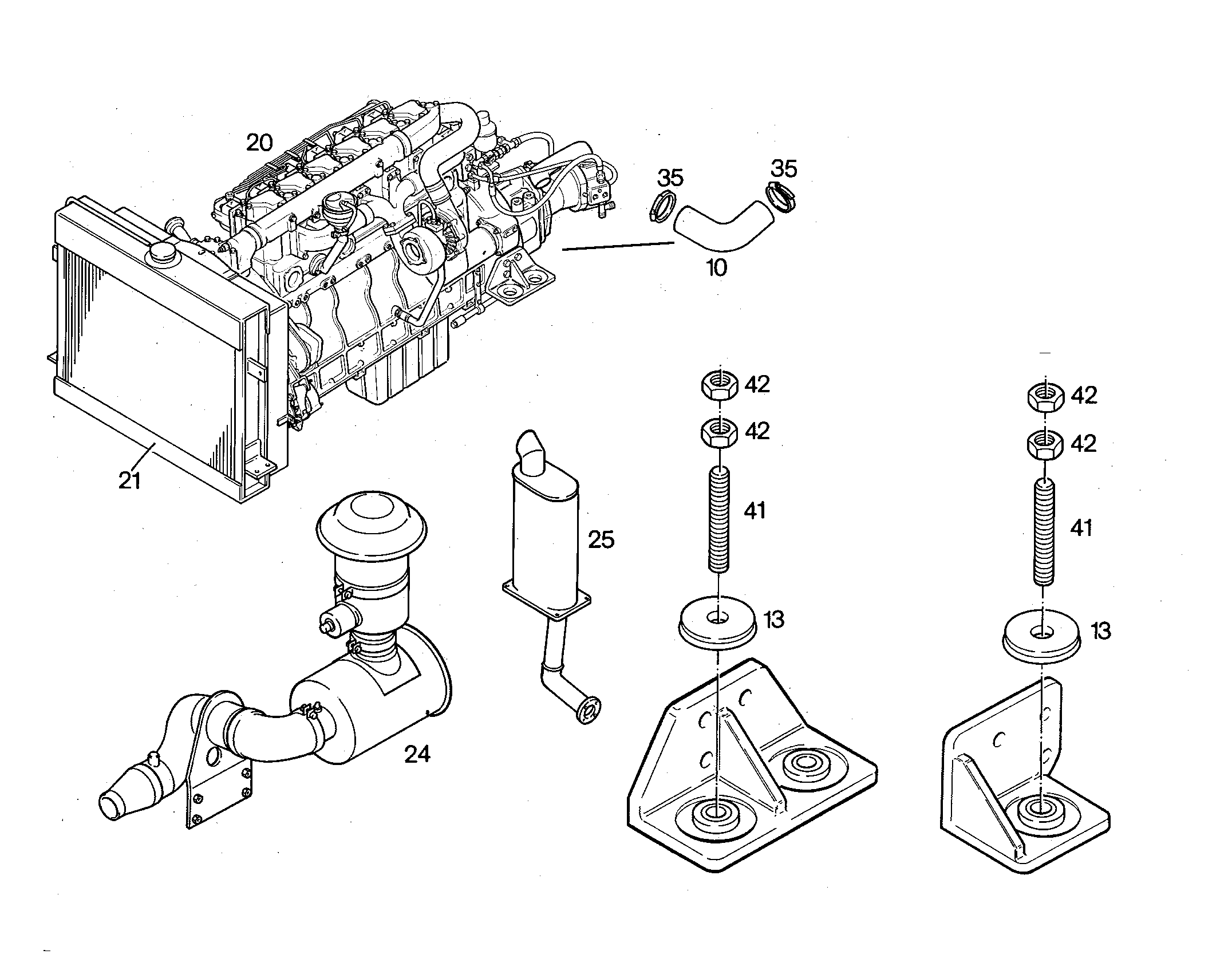 СКОБА ДЛЯ КРЕПЛЕНИЯ ШЛАНГА DIN 3017-3 C1 82 79-85X25 W2-2 7617476 LIEBHERR