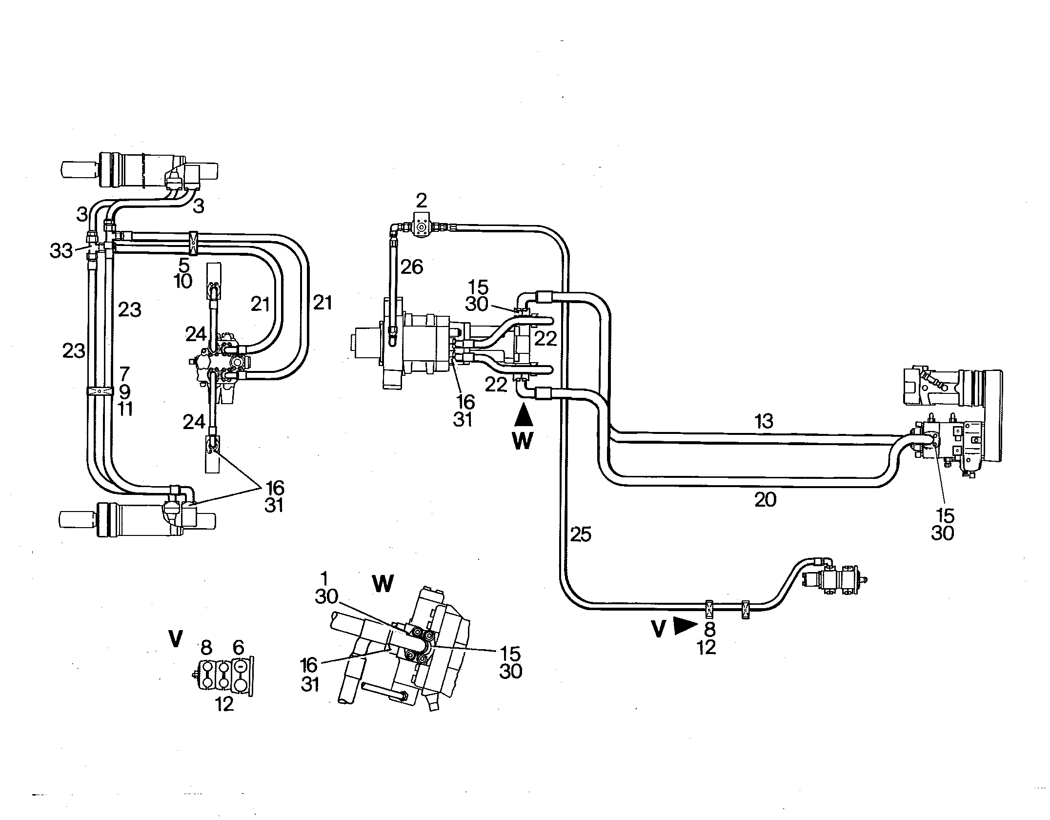 ШЛАНГ 12X450 7008082 LIEBHERR