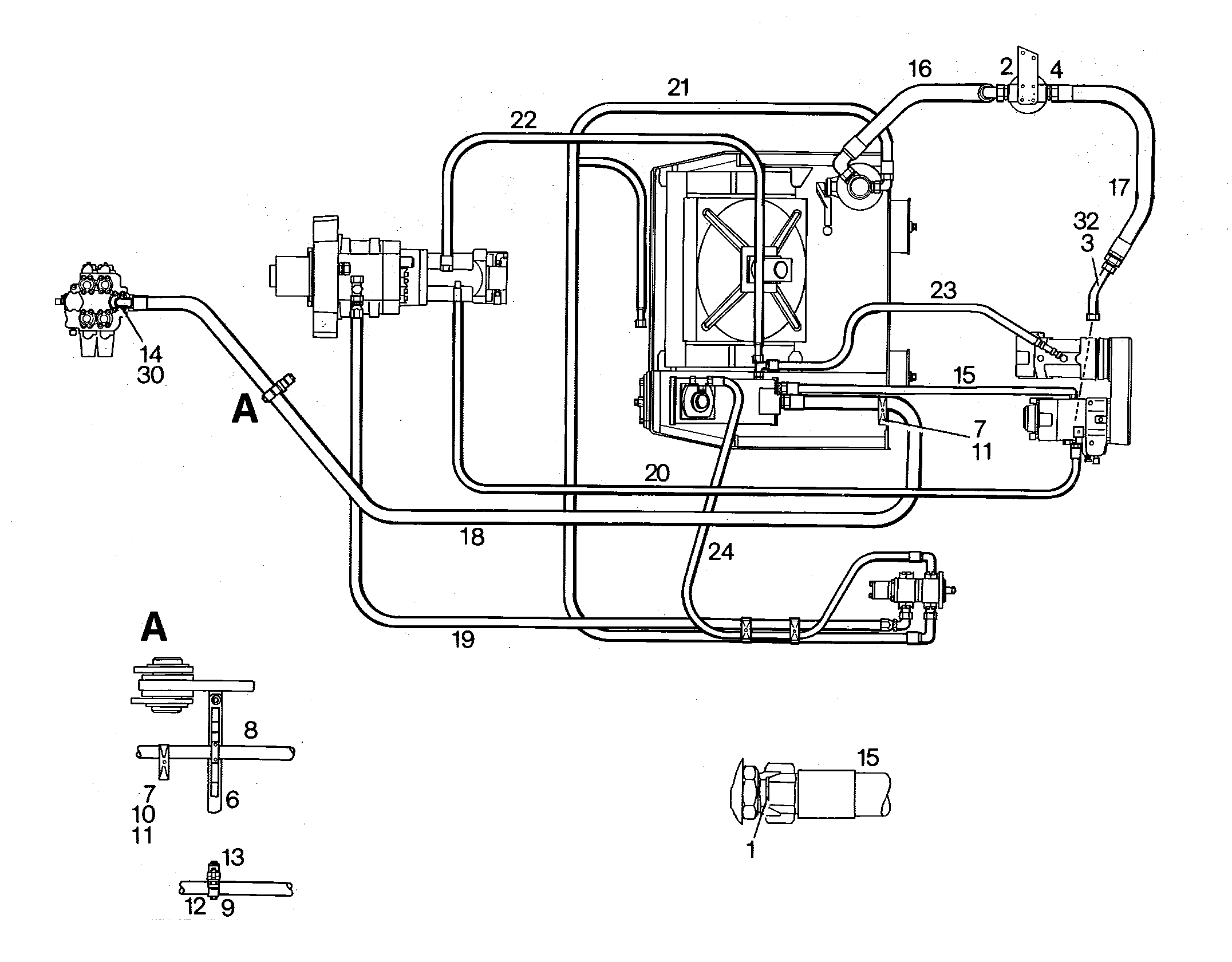 ШЛАНГ 20X2400 7402285 LIEBHERR