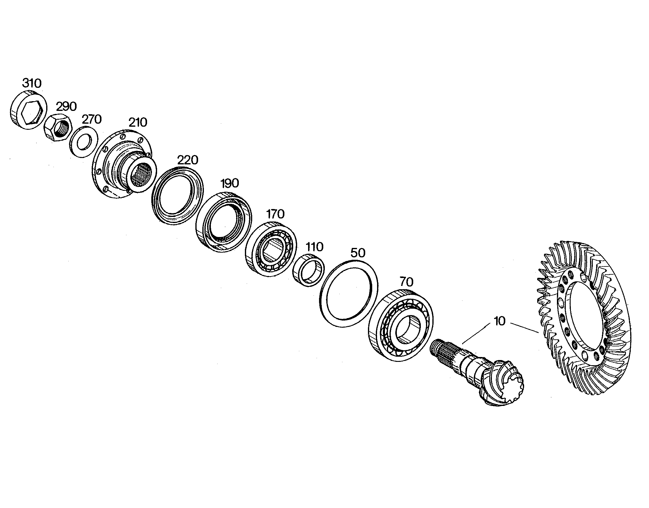 КОМПЛЕКТ КОНИЧЕСКИХ КОЛЕС 7623658 LIEBHERR