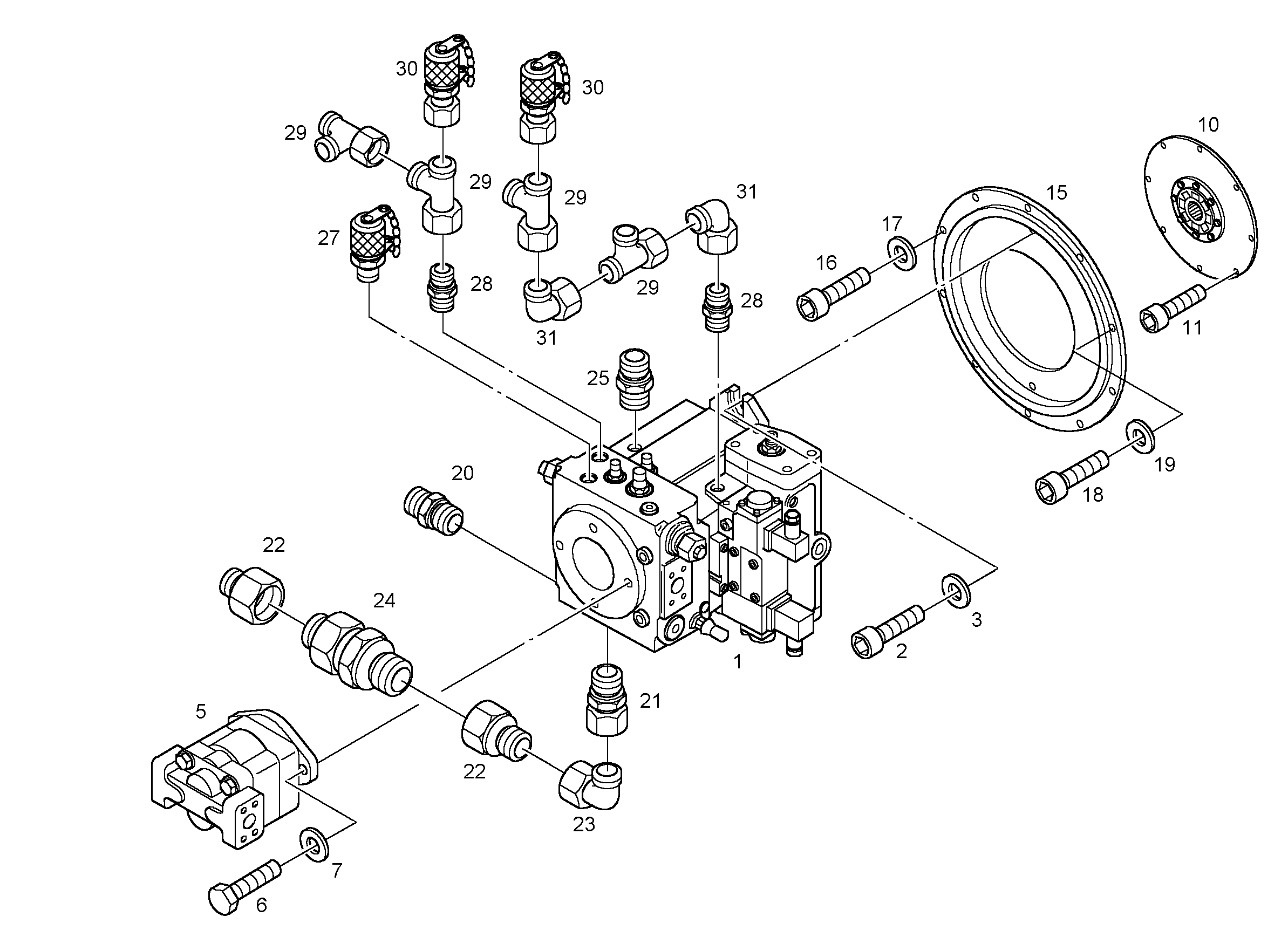 ШТУЦЕР УГЛОВОЙ EW 22L M30X2 7407114 LIEBHERR