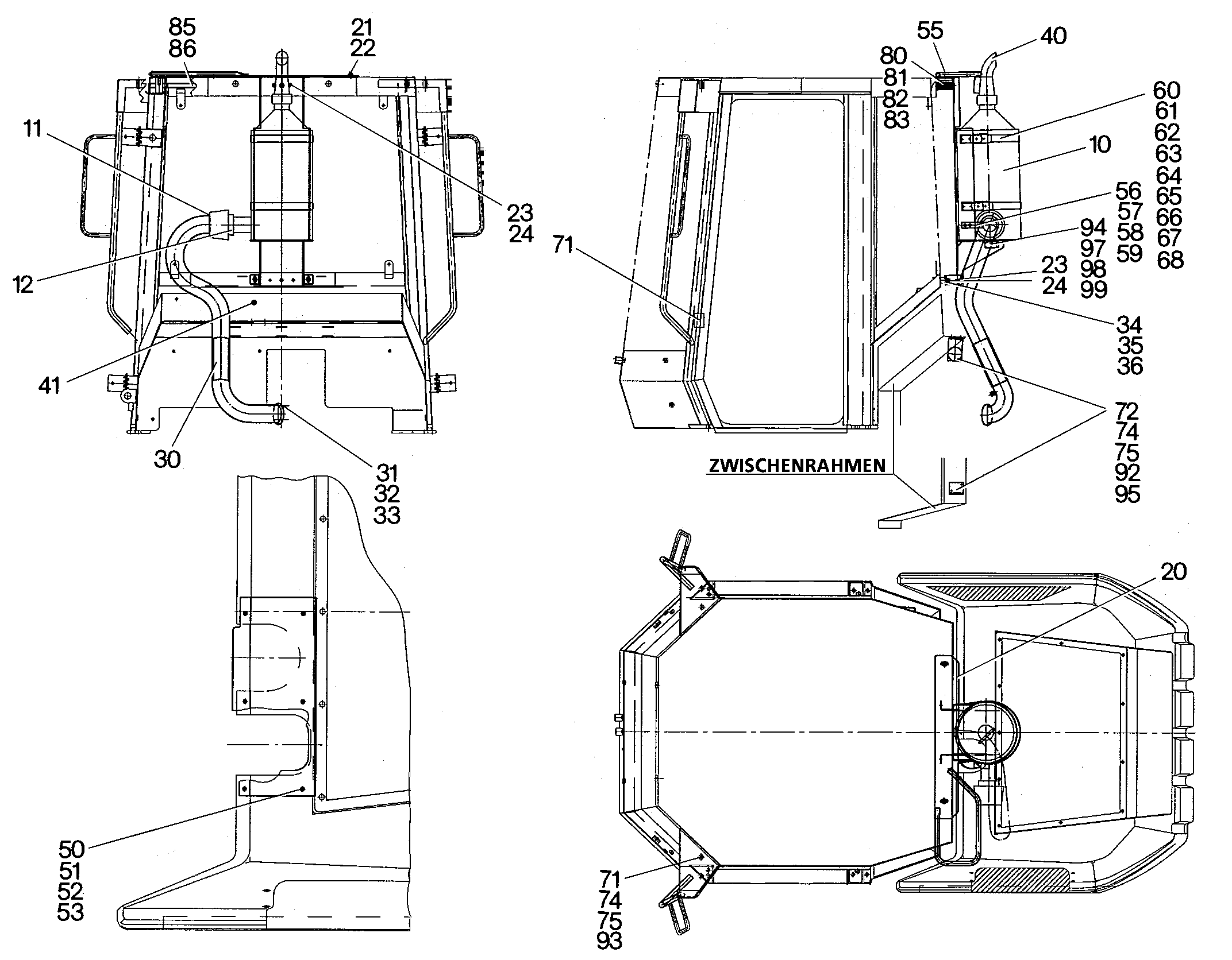 ГИЛЬЗА РАСПОРНАЯ 9509720 LIEBHERR