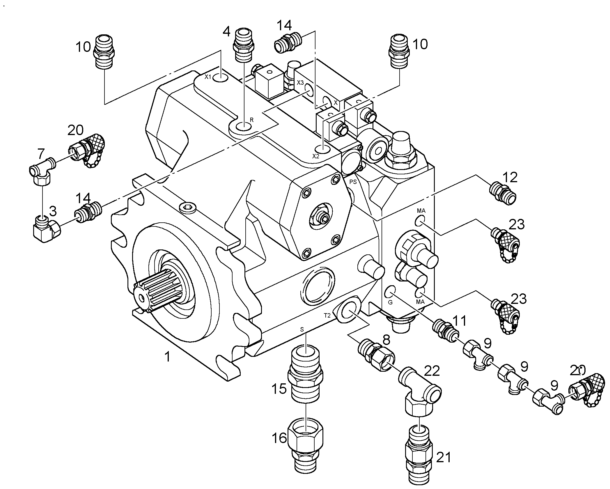 СОЕДИНЕНИЕ РЕЗЬБОВОЕ RED 42/35L 7367753 LIEBHERR