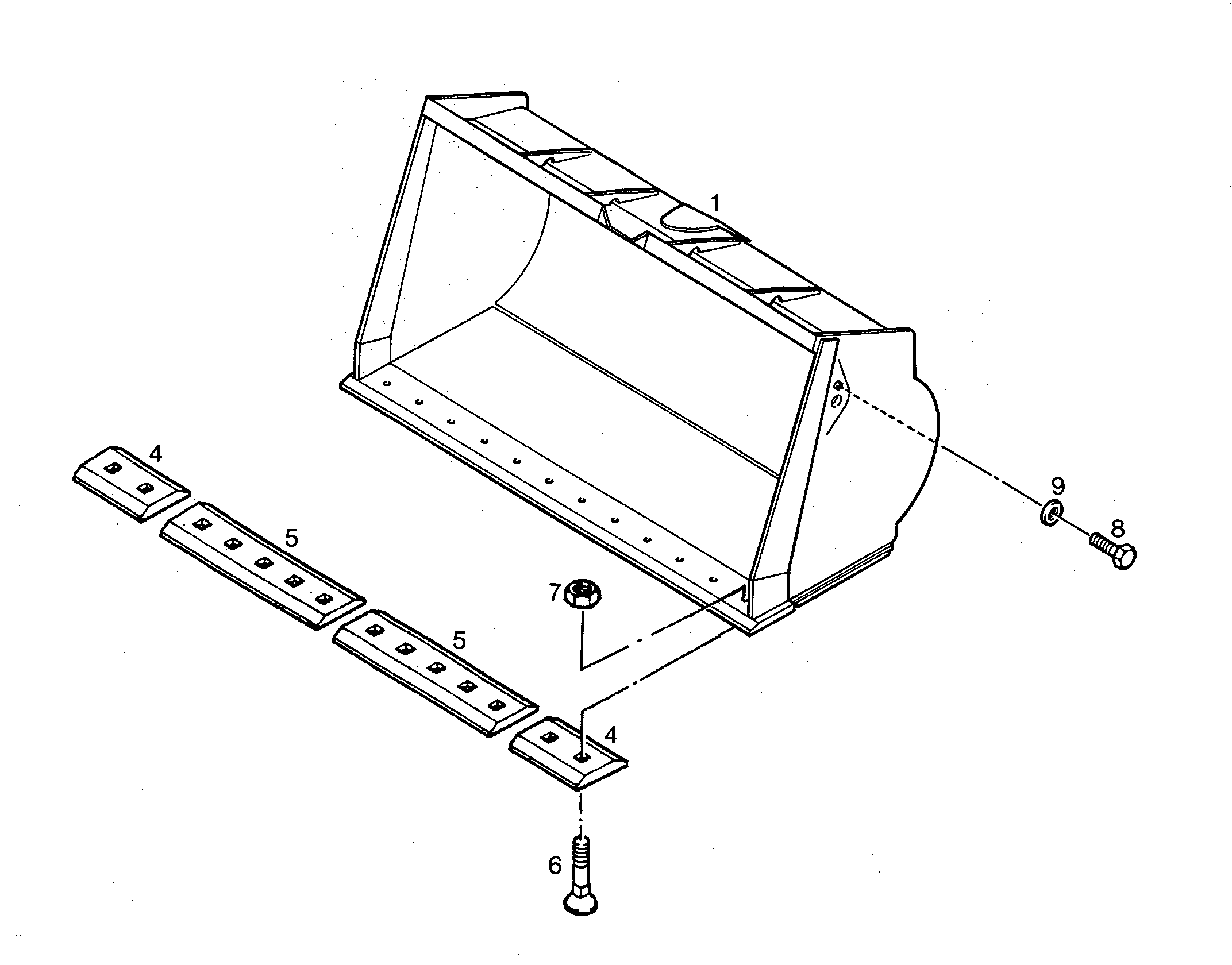 КОВШ 9607760 LIEBHERR