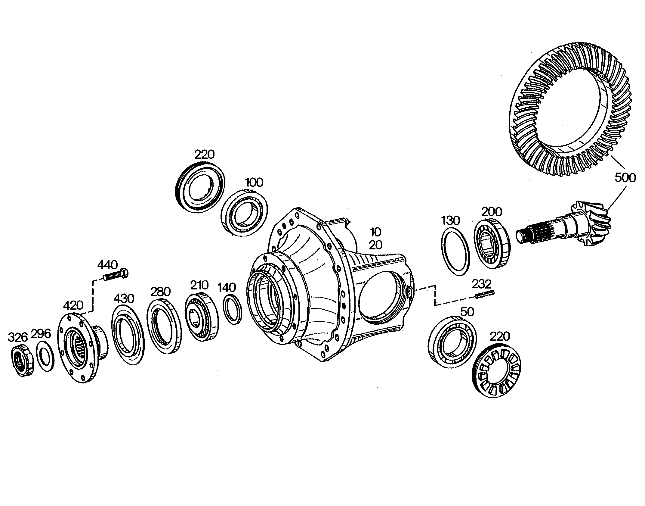 КОМПЛЕКТ КОНИЧЕСКИХ КОЛЕС 7622550 LIEBHERR