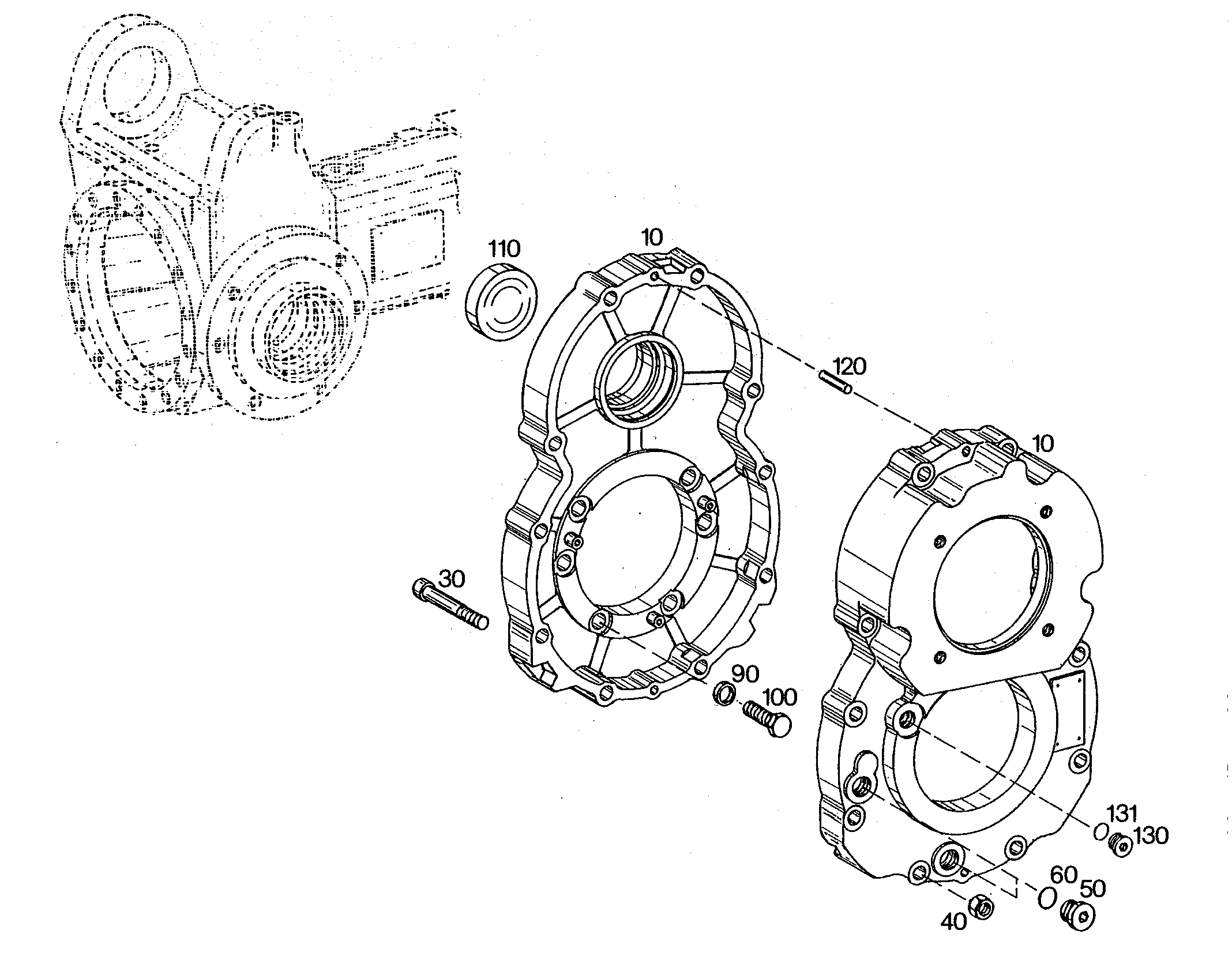 КОРПУС 7622705 LIEBHERR