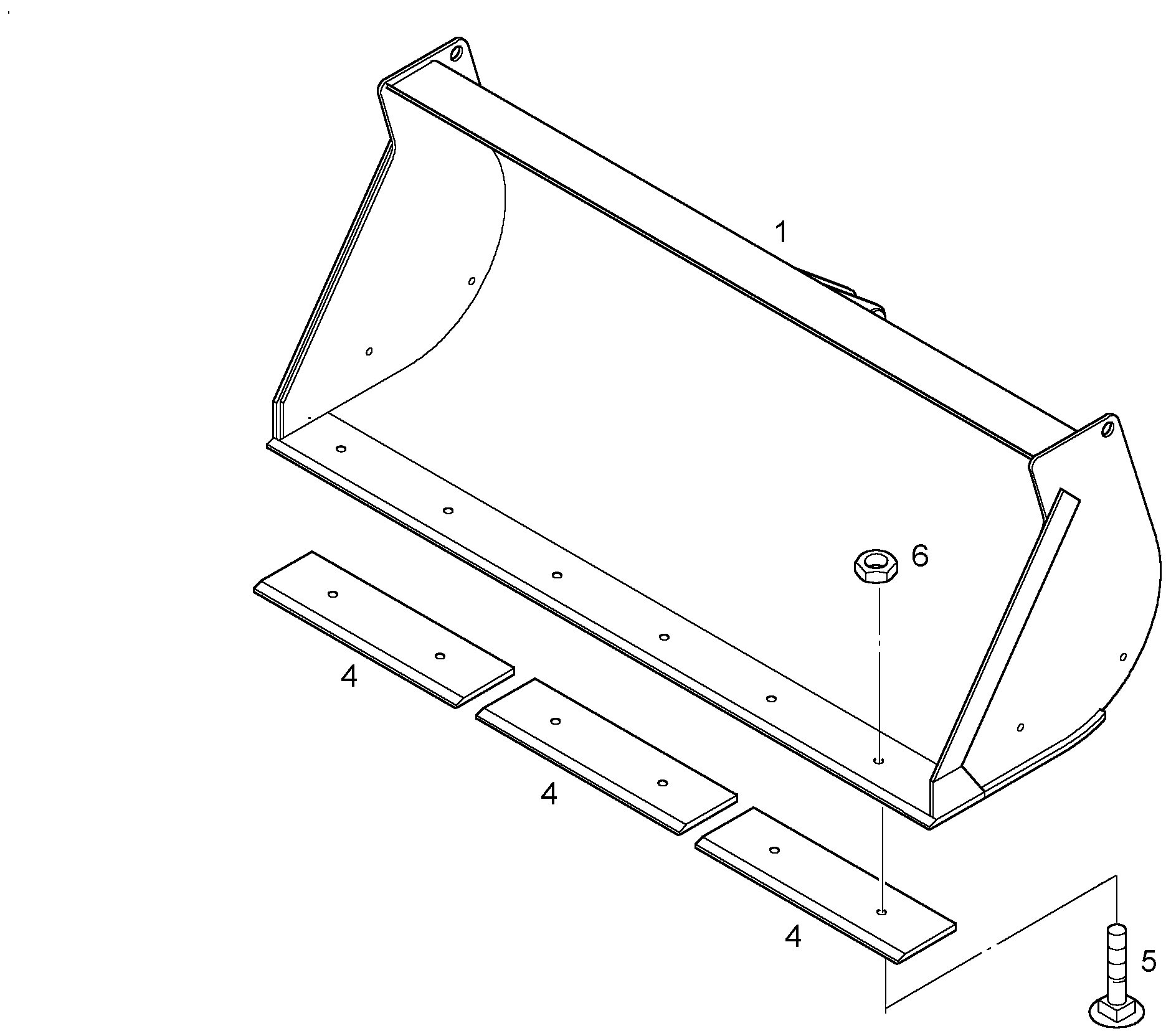 КОВШ 9657879 LIEBHERR