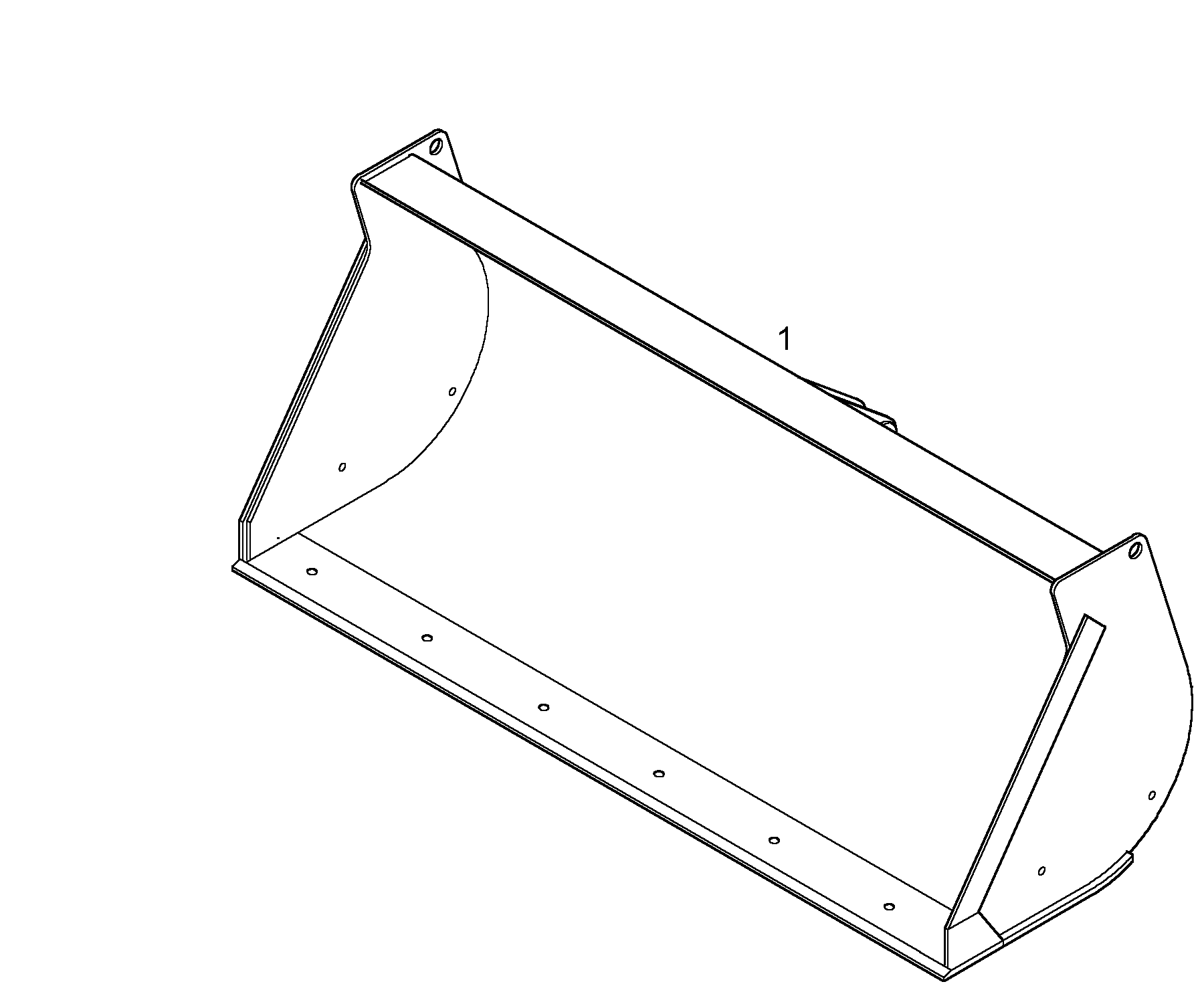 КОВШ 2500mm 2,0m³ 9608276 LIEBHERR