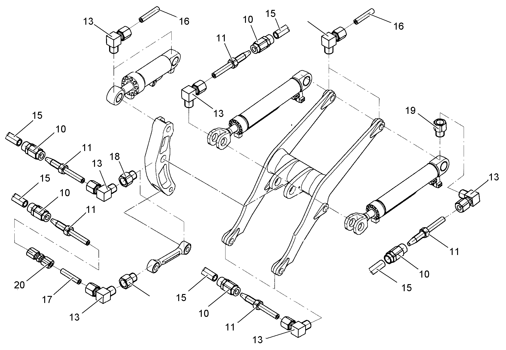 ЭЛЕМЕНТ СОЕДИНИТЕЛЬНЫЙ M14X1,5-M10X1 774383208 LIEBHERR