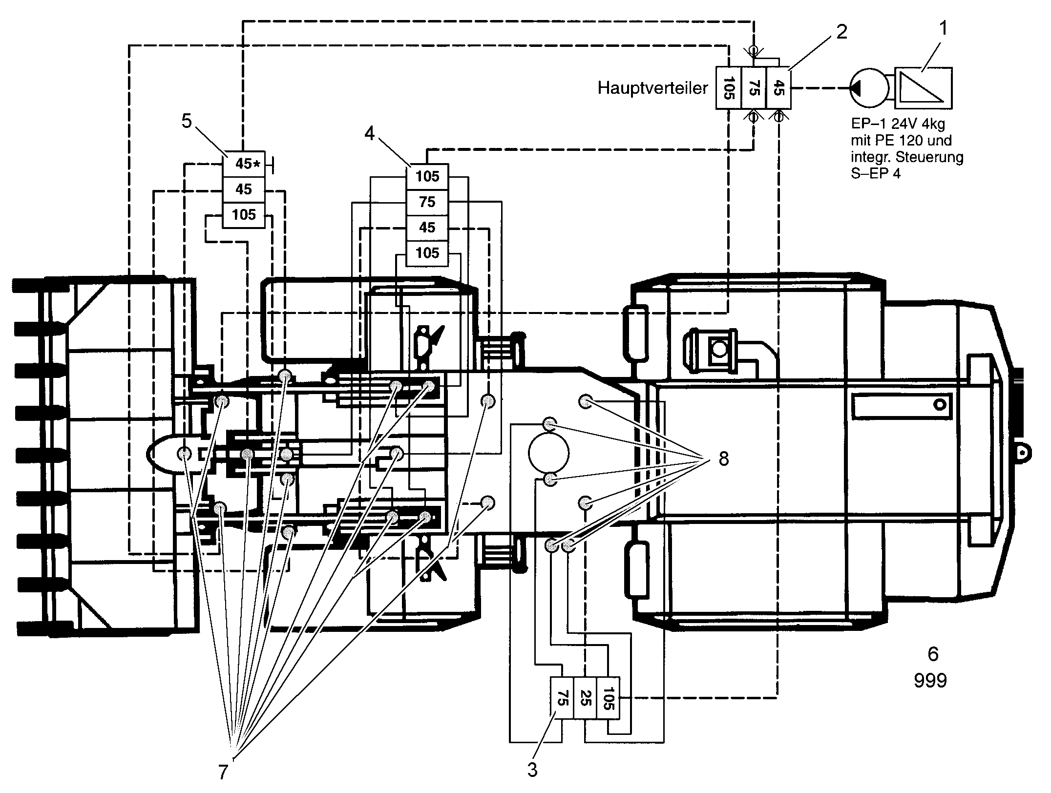 СМАЗОЧНЫЕ ЛИНИИ ПОДЪEМНИК 9655217 LIEBHERR