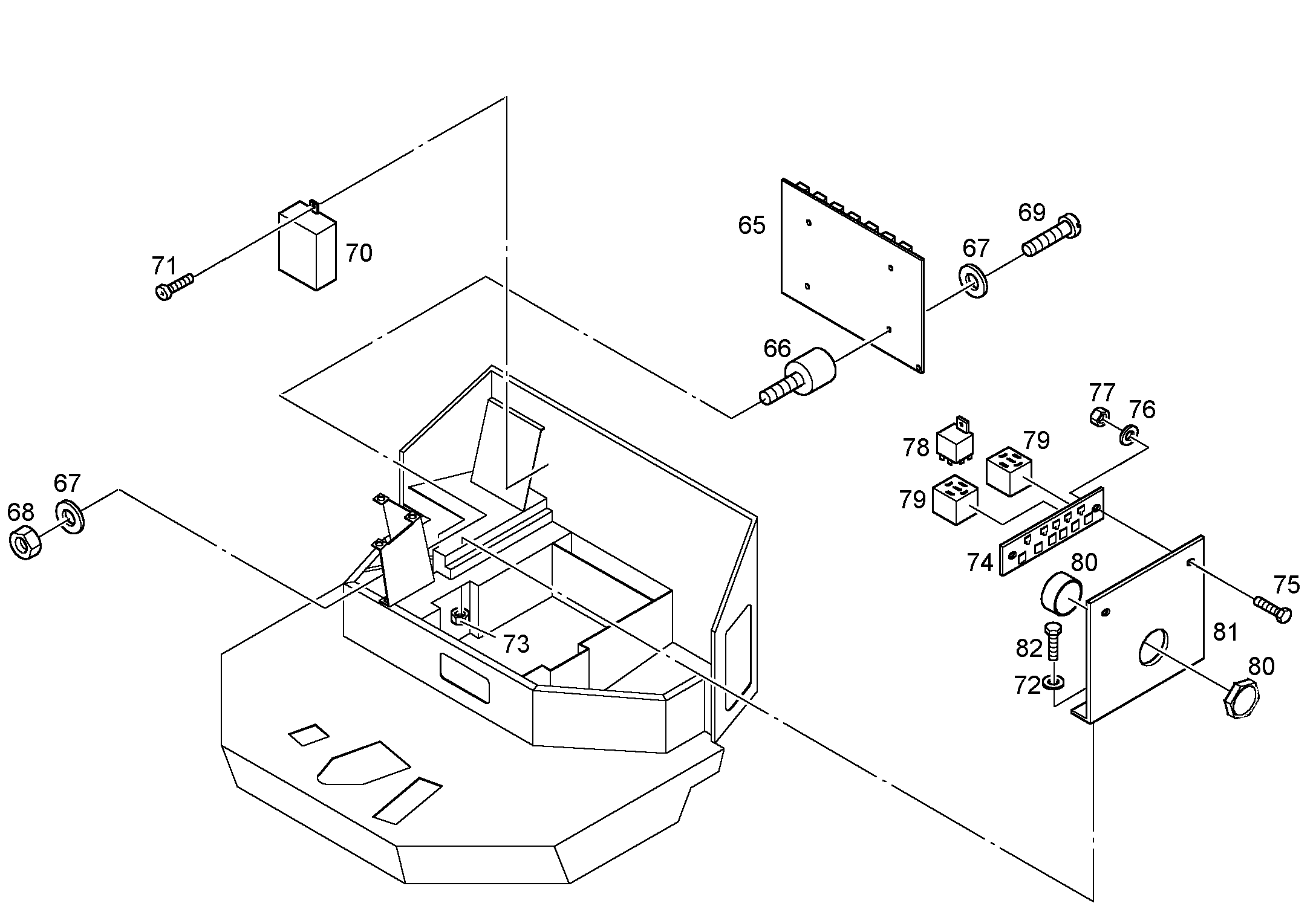 ЭЛЕКТРОННЫЙ БЛОК ДОП. 989210701 LIEBHERR