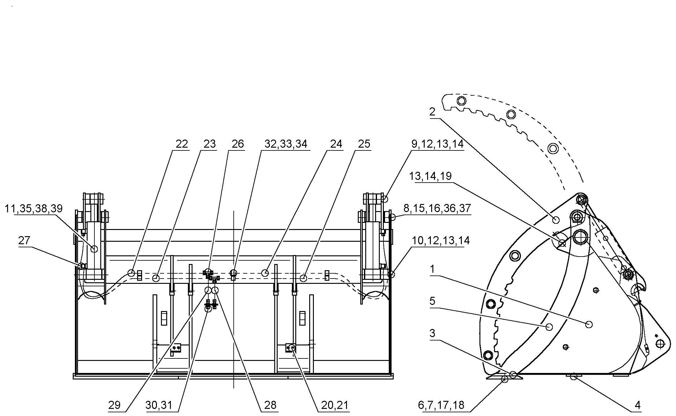 БУФЕР 7622906 LIEBHERR