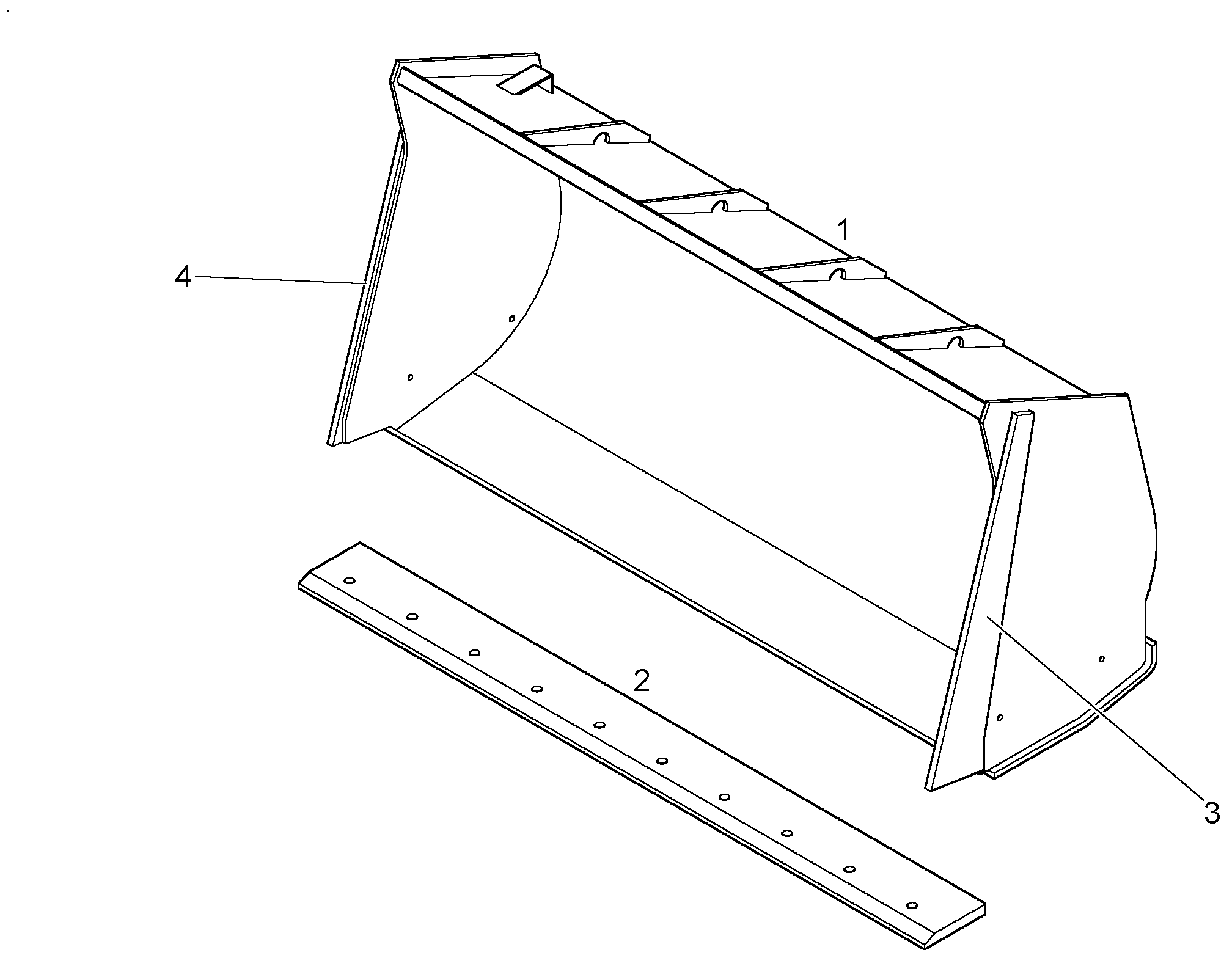 РЕЖУЩАЯ КРОМКА СЛЕВА 9608071 LIEBHERR