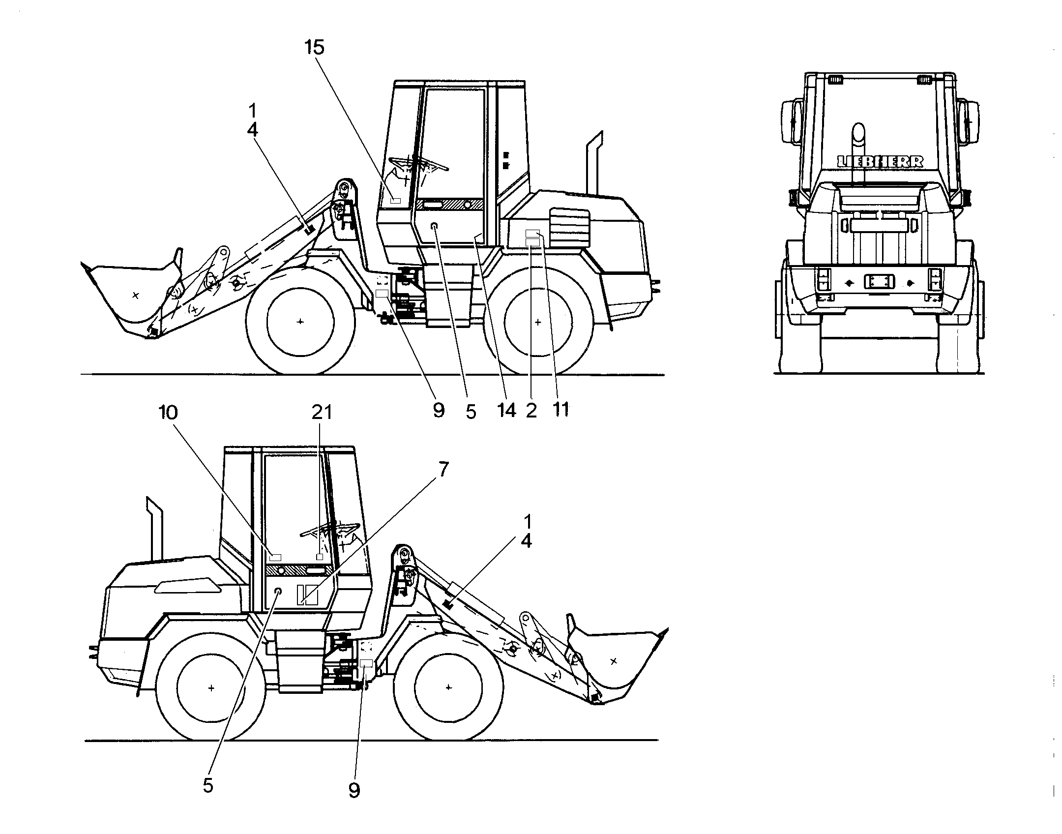 ТАБЛ.ПРЕДУПР.ДВИГАТ.ВЫКЛЮЧЕН 9783102 LIEBHERR