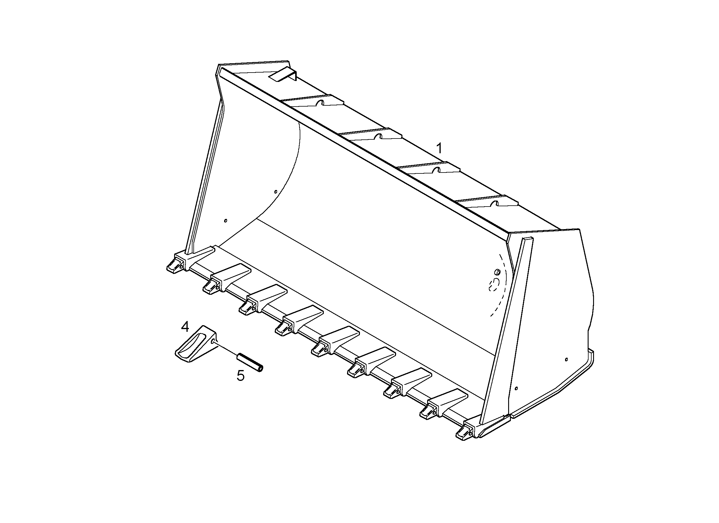 КОВШ 9608507 LIEBHERR