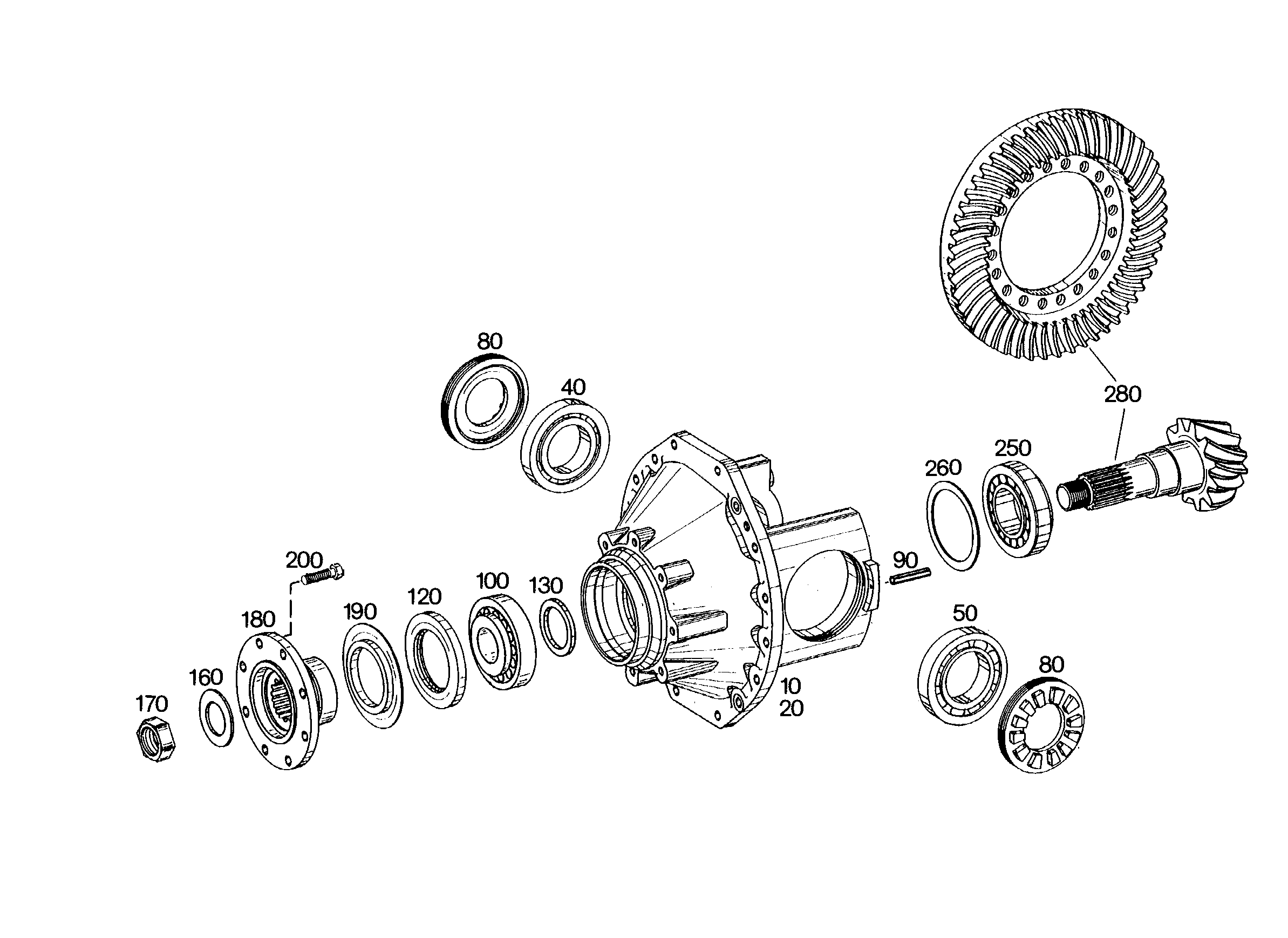 КОМПЛЕКТ КОНИЧЕСКИХ КОЛЕС 7622482 LIEBHERR