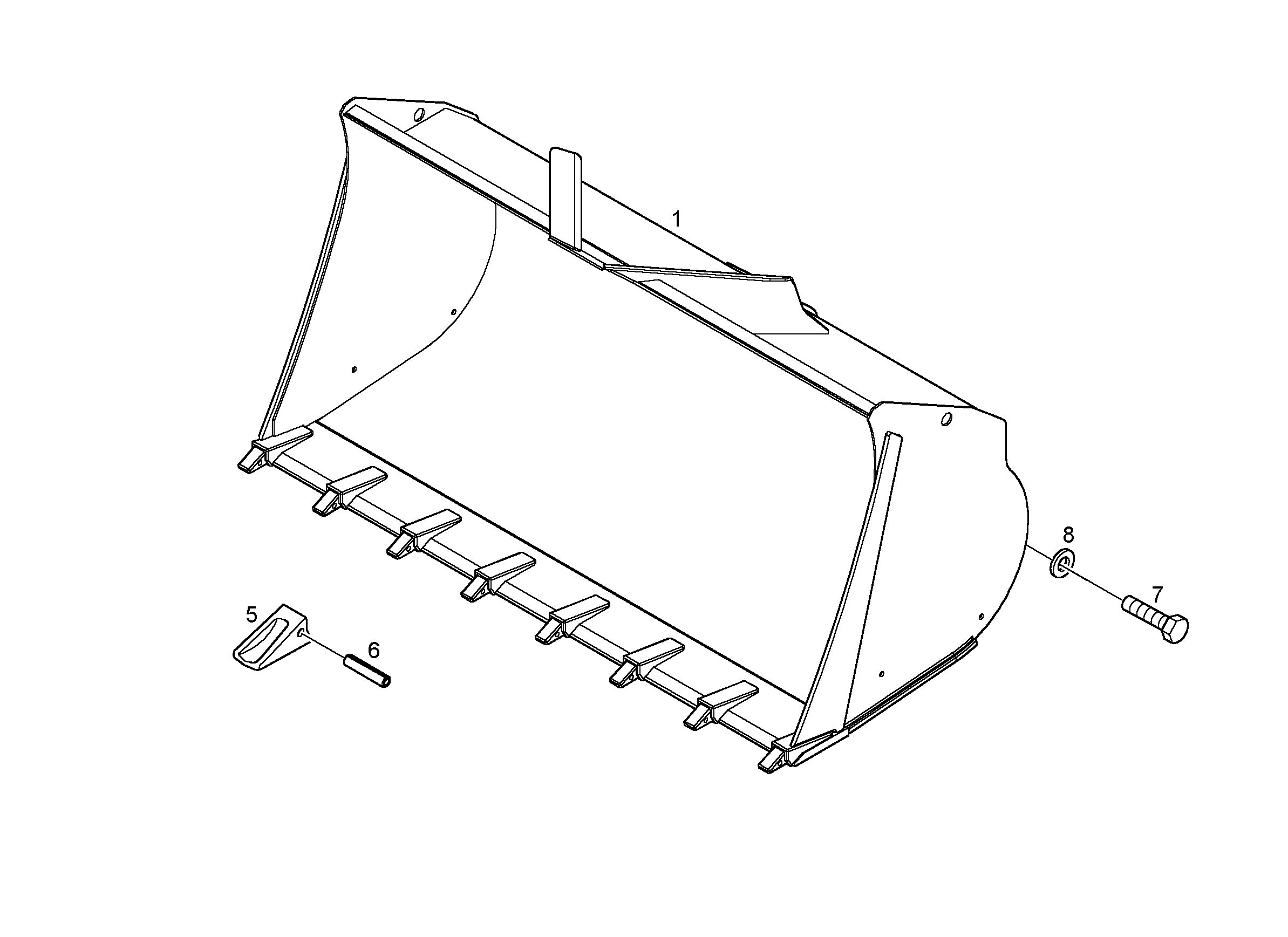 КОВШ 8926532 LIEBHERR