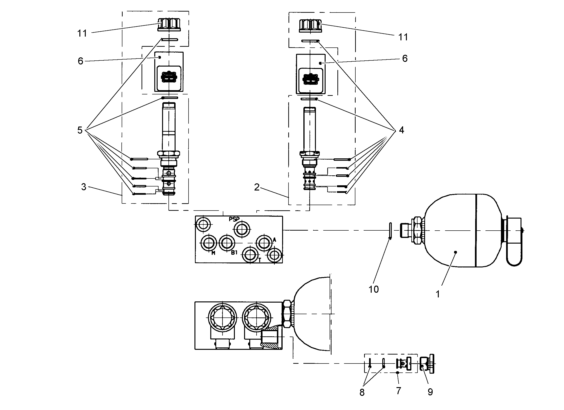 БАЗОВЫЙ ПАТРОН БЕЗ КАТУШКИ 7623303 LIEBHERR
